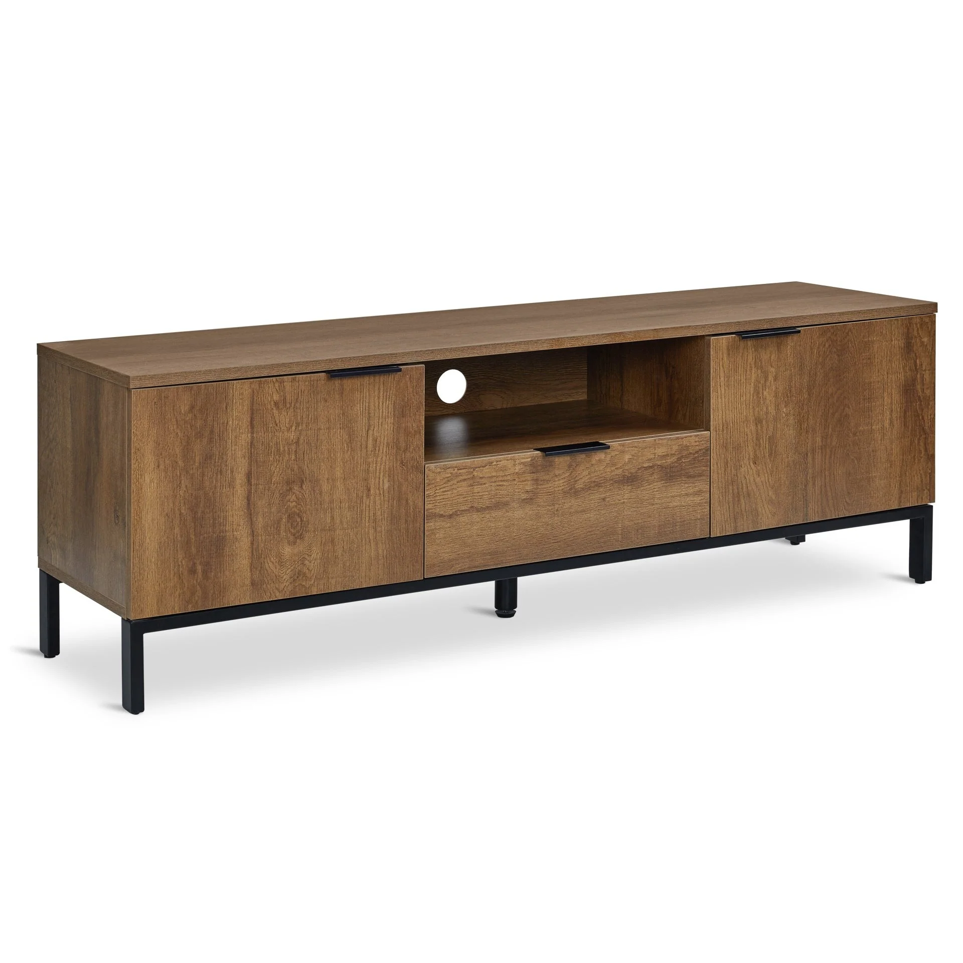 Ocala 1.5m Entertainment Unit - Walnut - Image 9