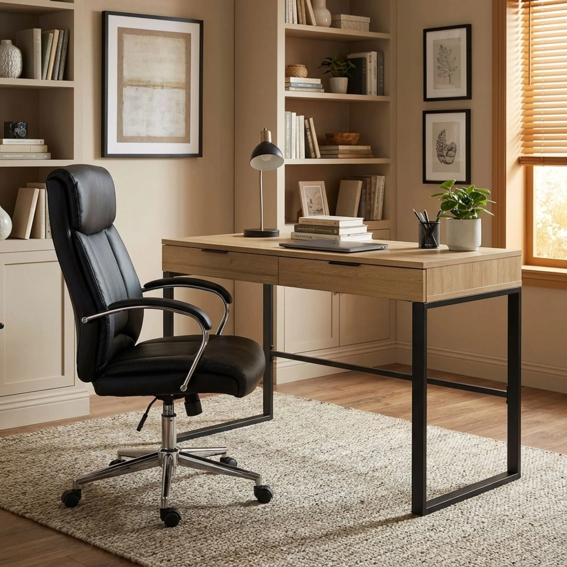 Ocala 120cm Computer Desk - Oak