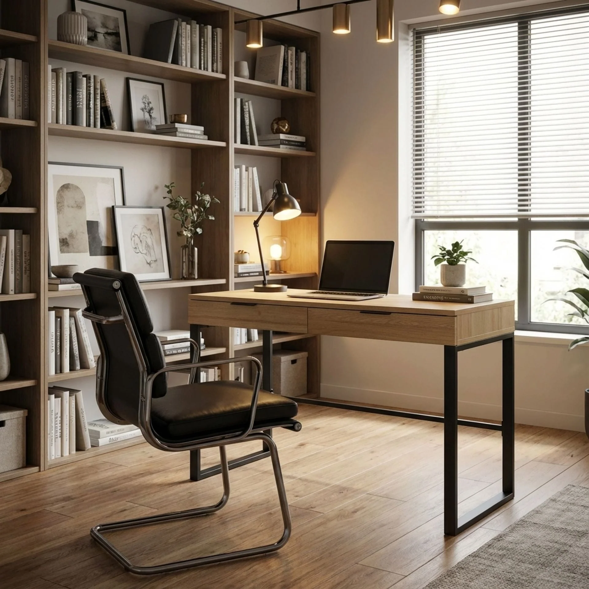 Ocala 120cm Computer Desk - Oak - Image 8