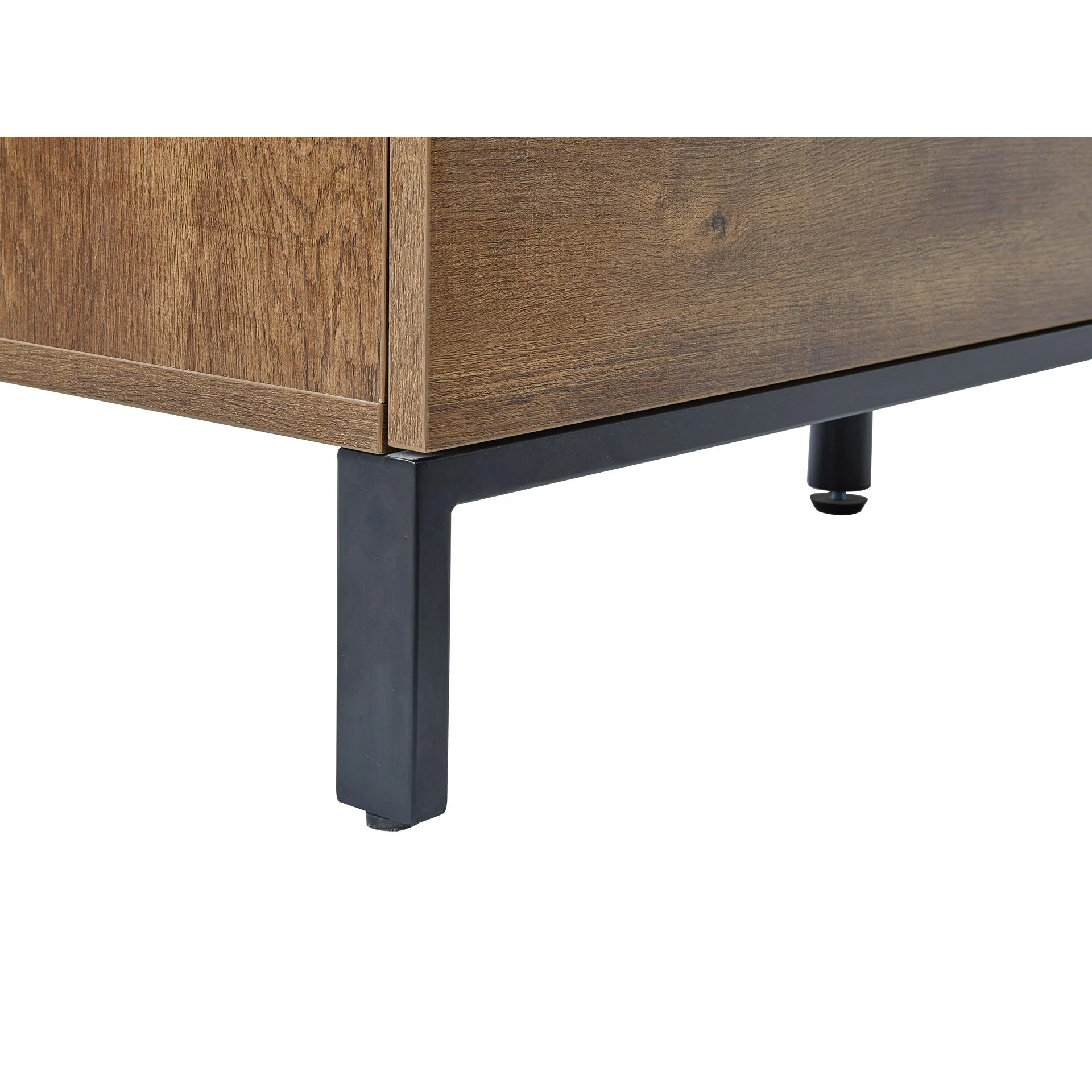 Ocala Low Boy 8 Drawer Chest Dresser - Walnut - Image 11