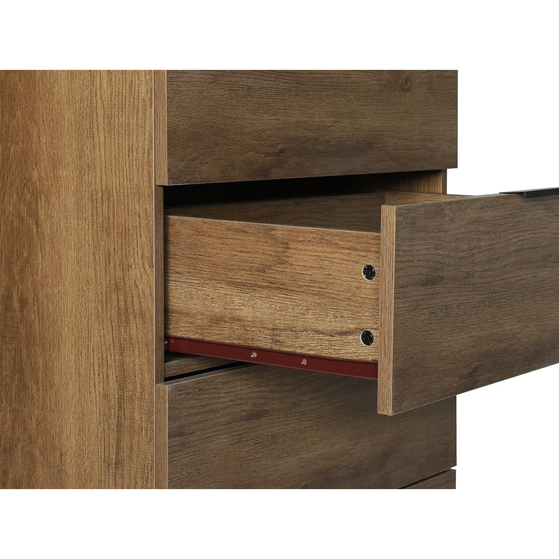 Ocala Tallboy 5 Drawer Chest Dresser - Walnut - Image 13