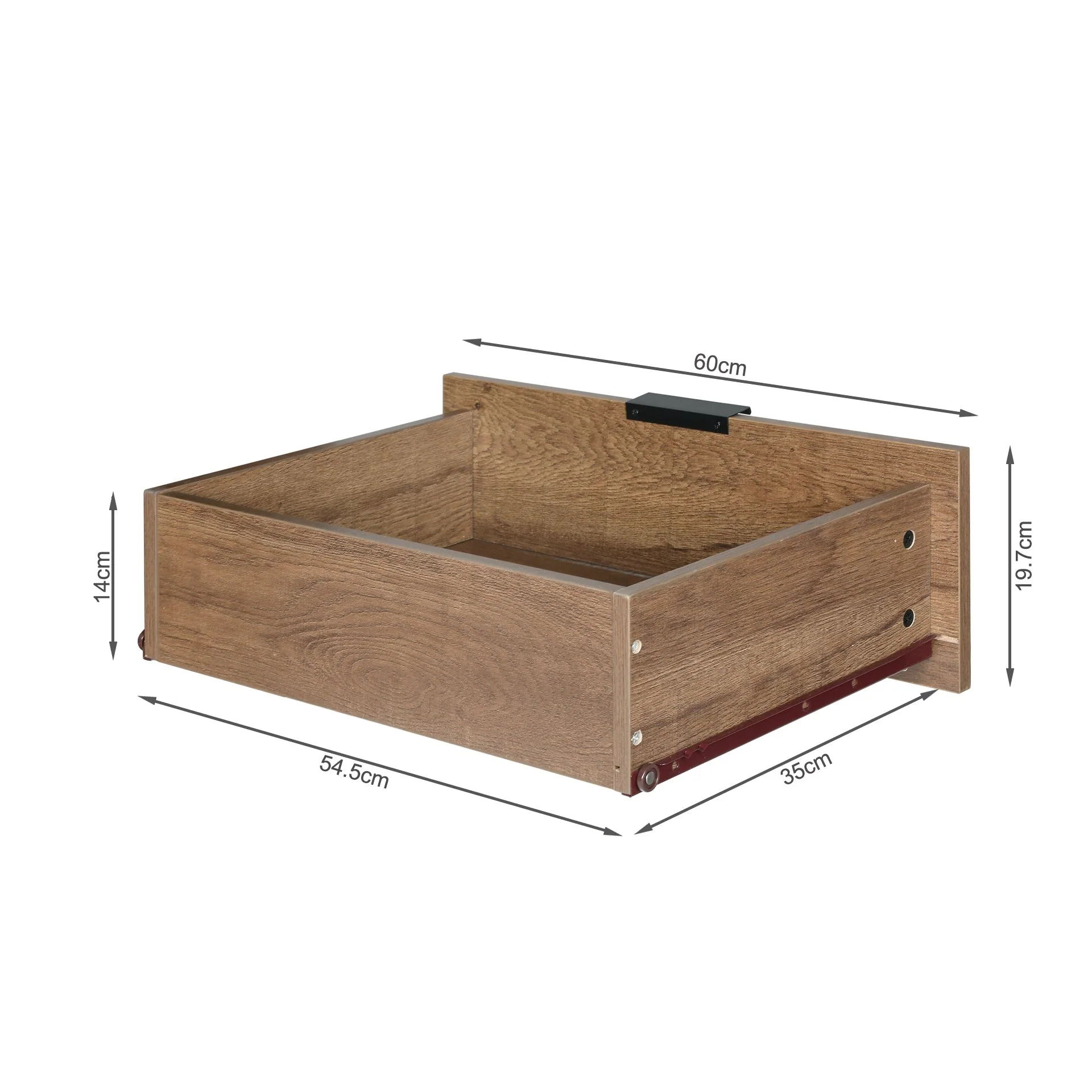 Ocala Tallboy 5 Drawer Chest Dresser - Walnut - Image 15