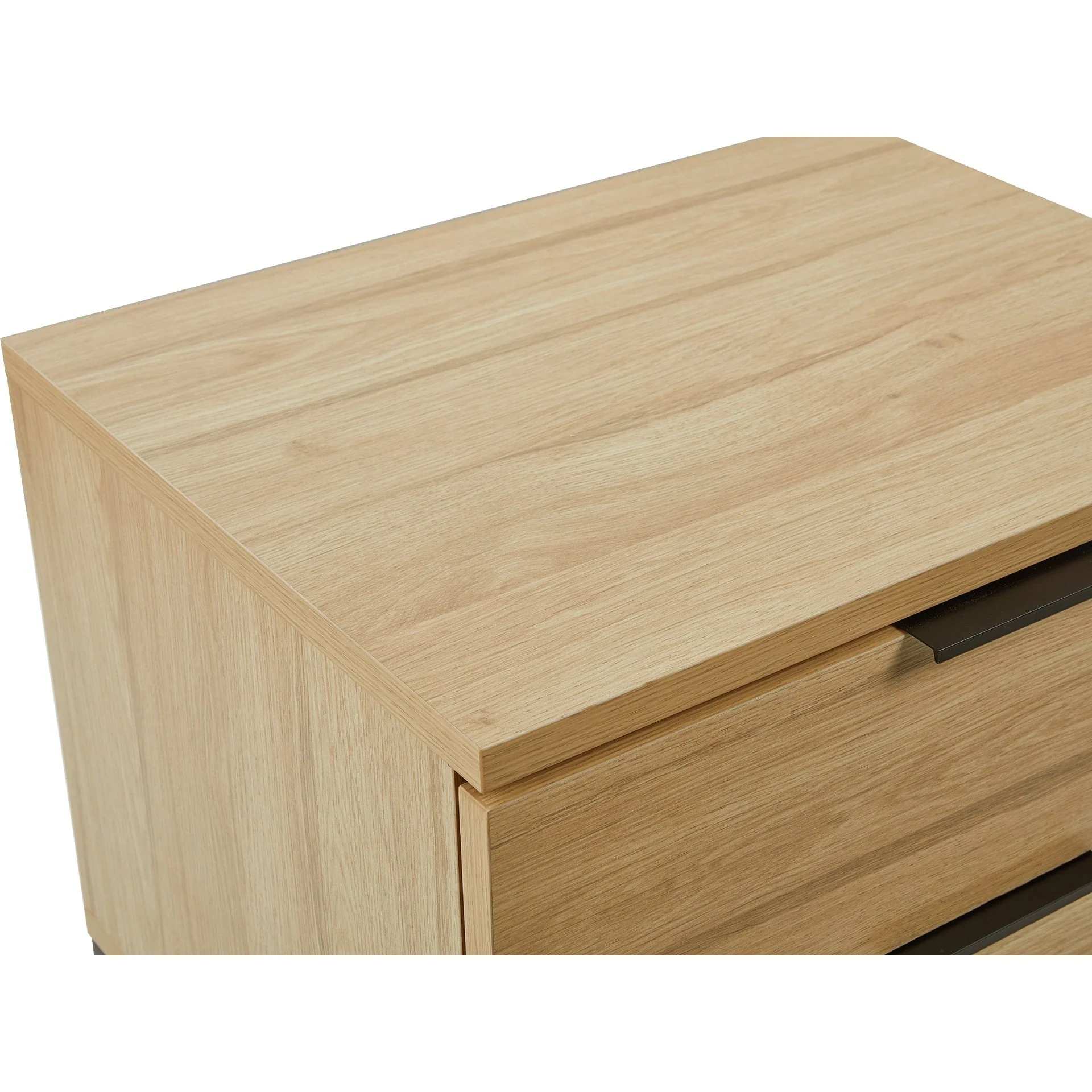 Ocala Wooden Bedside Table - Oak - Image 11