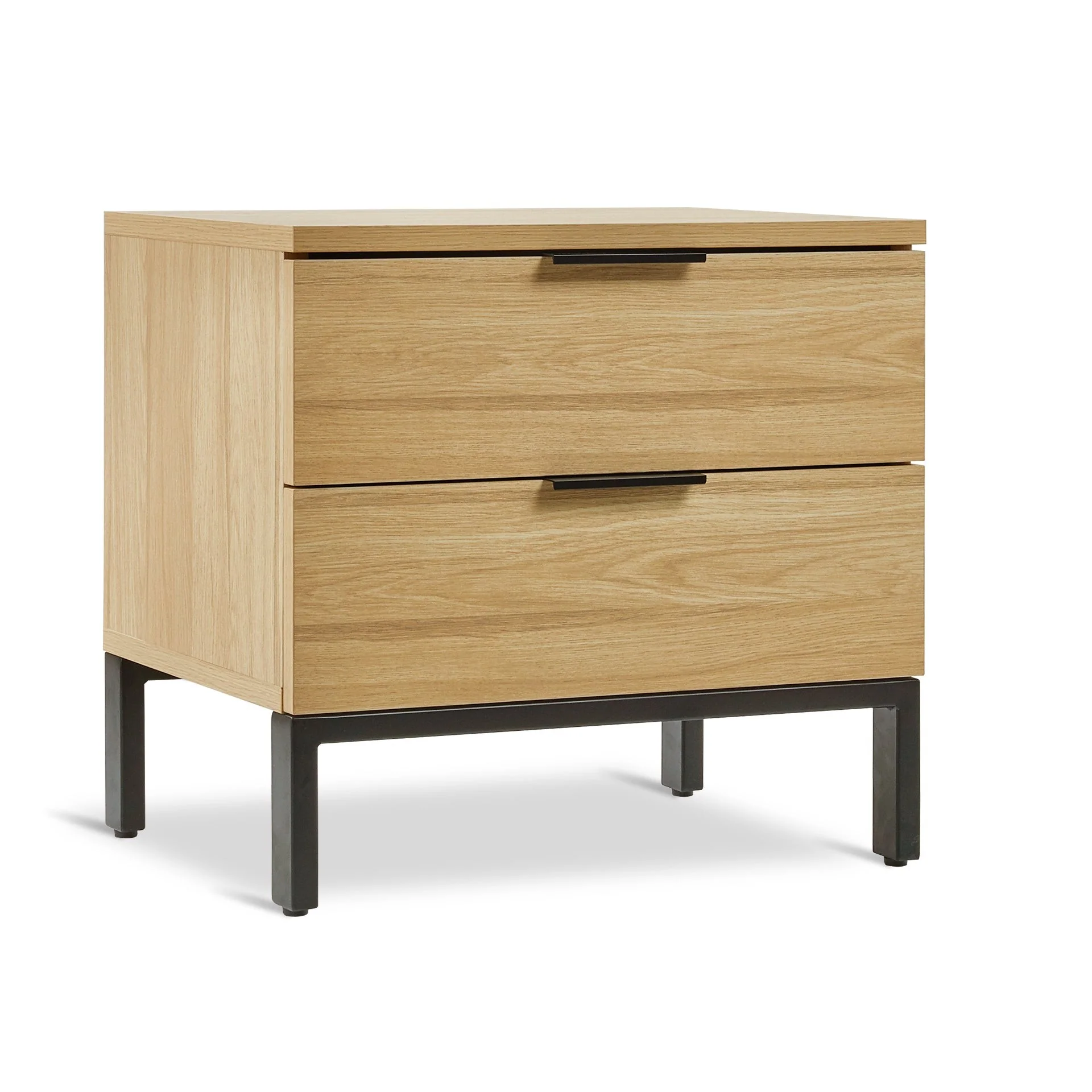 Ocala Wooden Bedside Table - Oak - Image 9