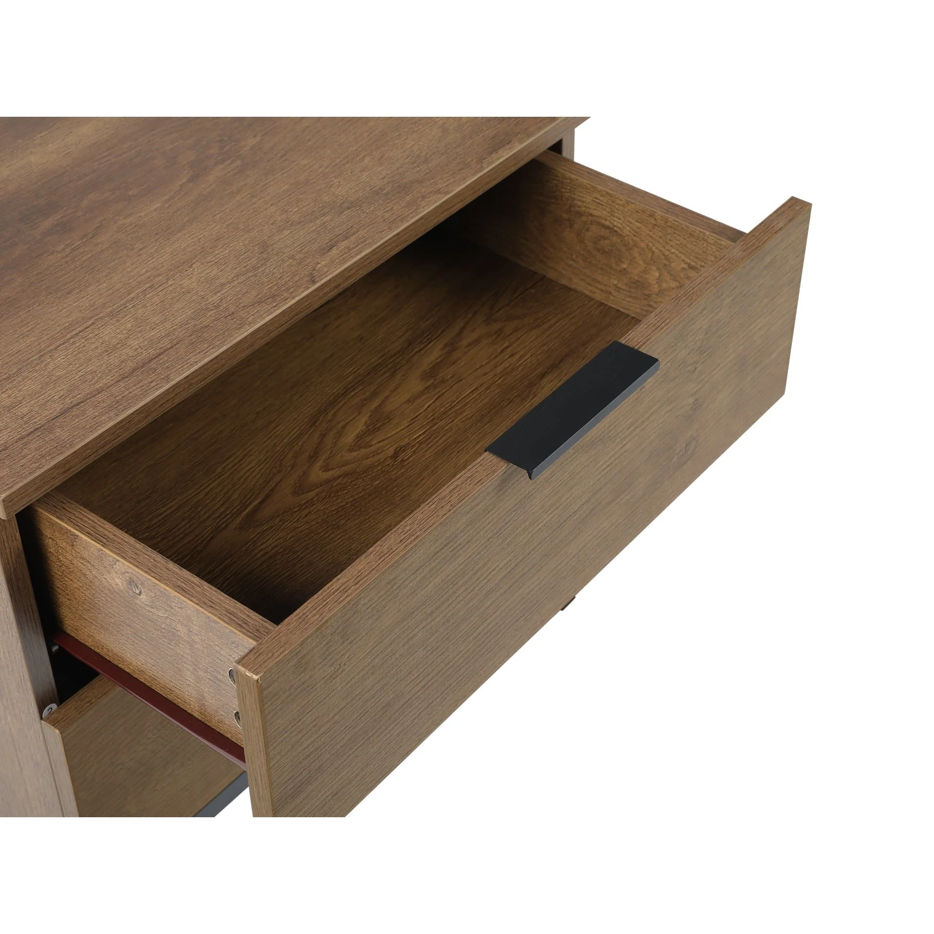 Ocala Wooden Bedside Table - Walnut - Image 12