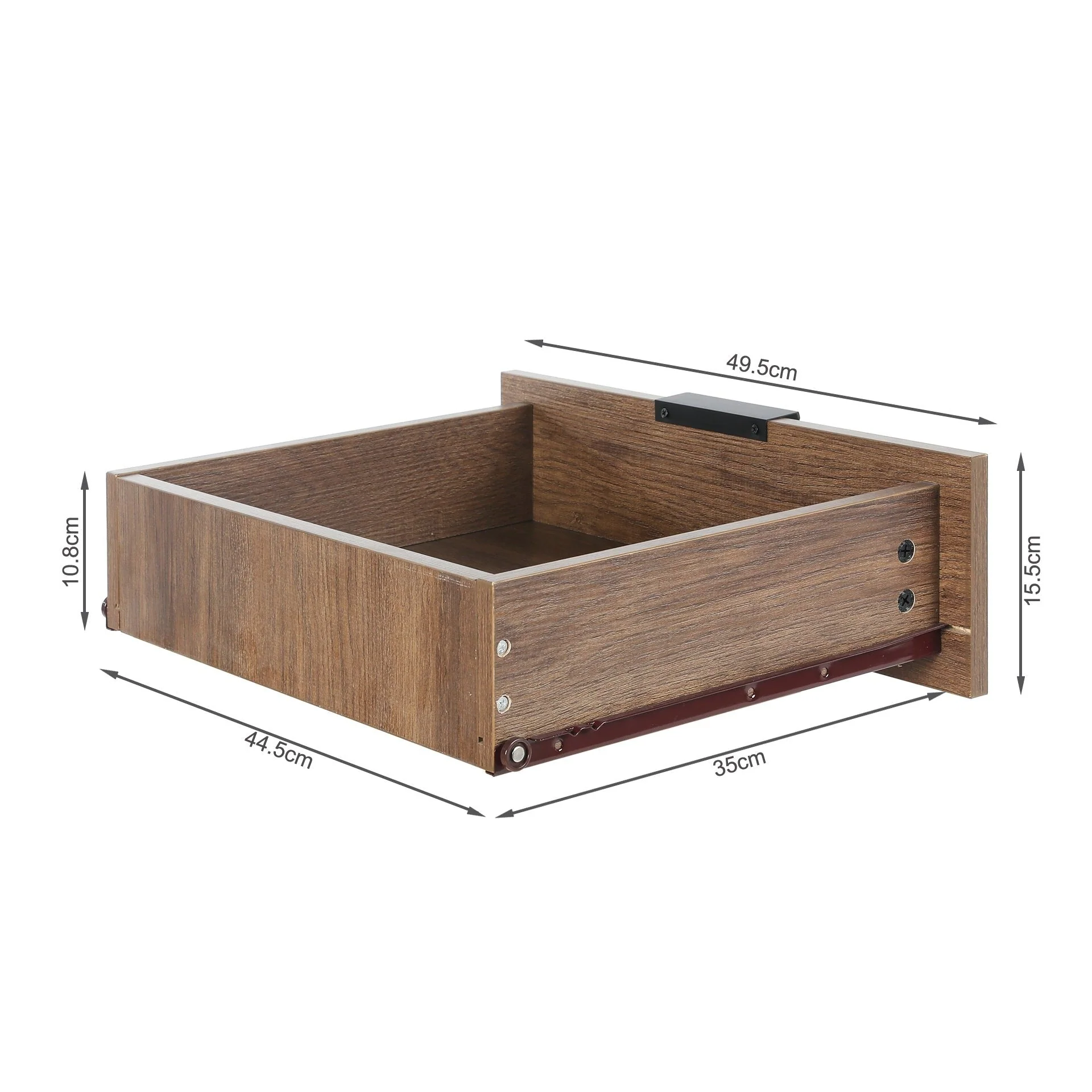 Ocala Wooden Bedside Table - Walnut - Image 18