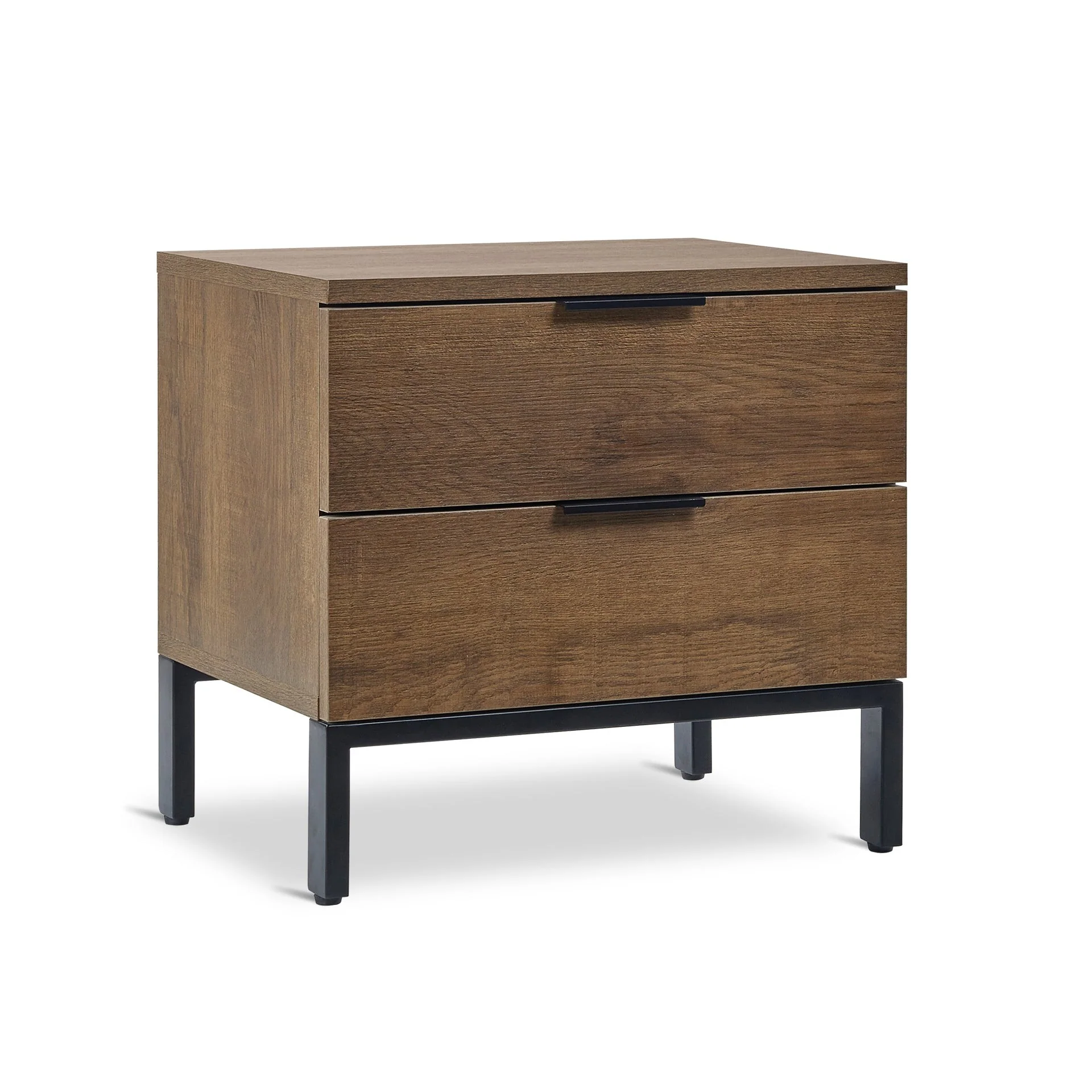 Ocala Wooden Bedside Table - Walnut - Image 9