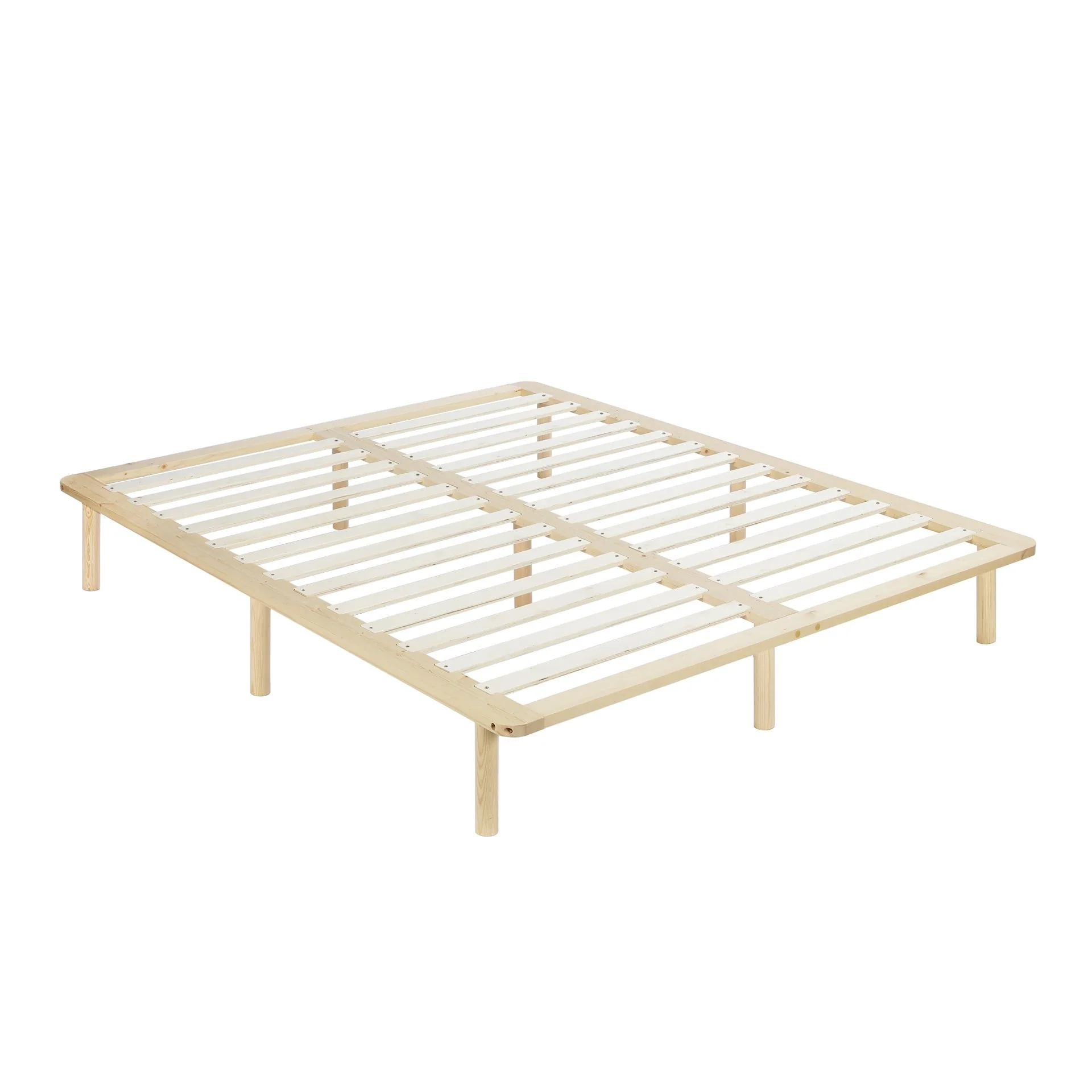 Ohio King Wooden Bed Base - Natural - Image 6
