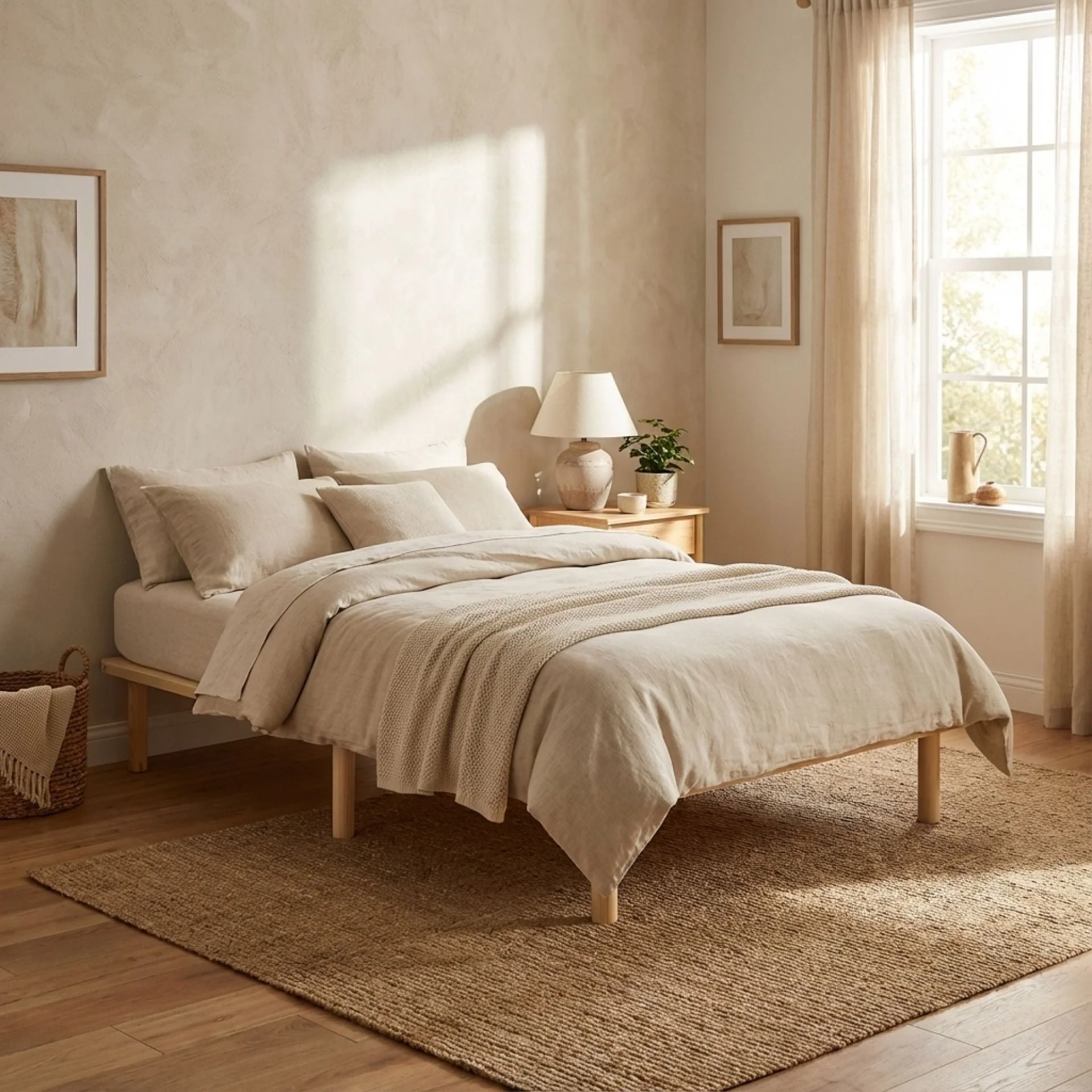 Ohio Single Wooden Bed Base - Natural - Image 3