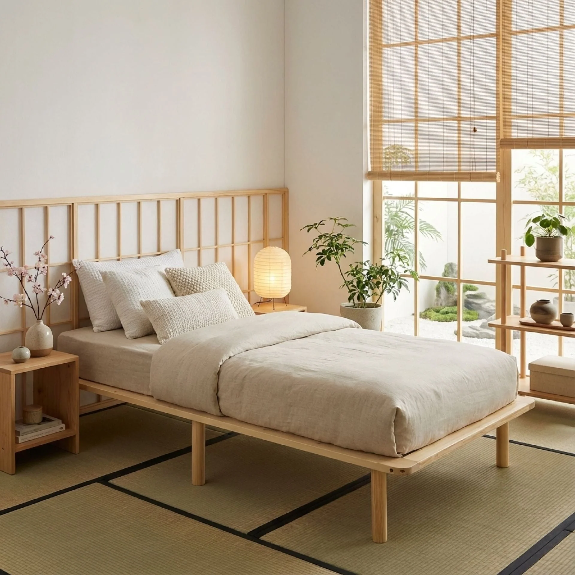 Ohio Single Wooden Bed Base - Natural - Image 4