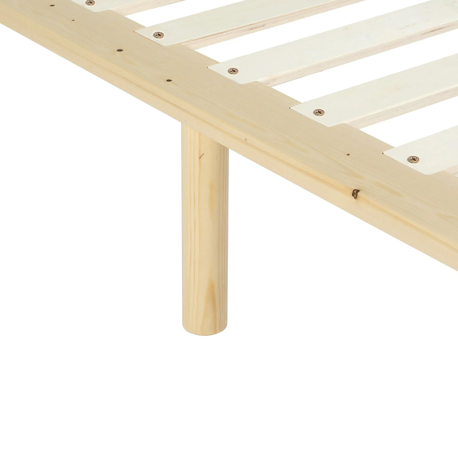Ohio Single Wooden Bed Base - Natural - Image 7