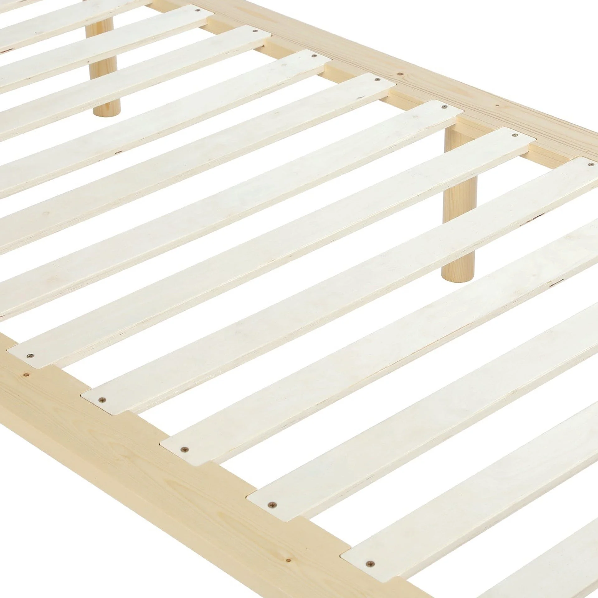Ohio Single Wooden Bed Base - Natural - Image 8