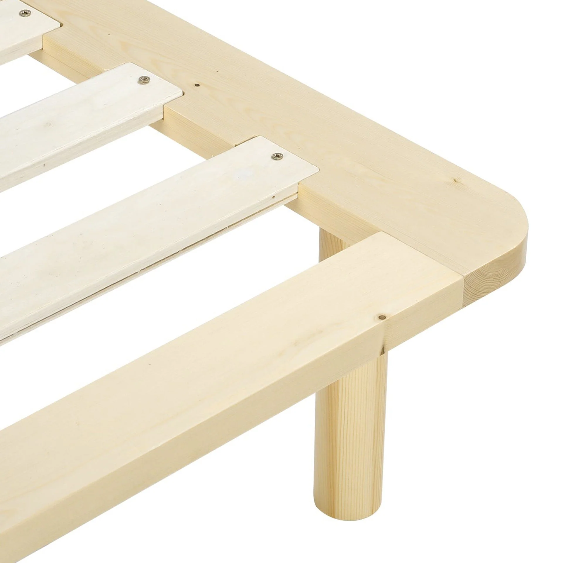 Ohio Single Wooden Bed Base - Natural - Image 9