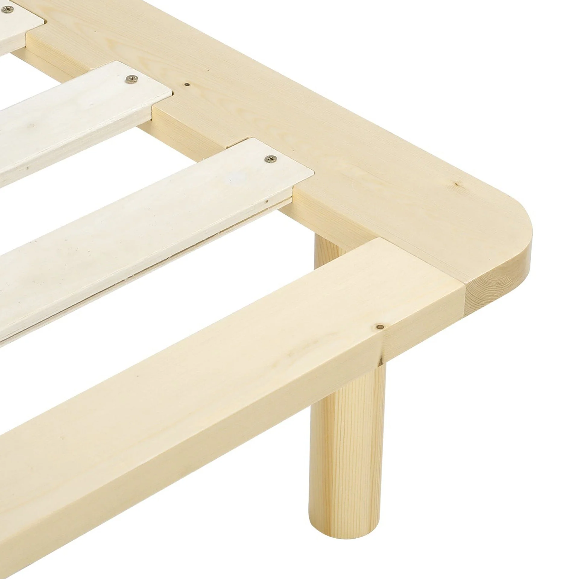 Ohio Super King Wooden Bed Base - Natural - Image 6