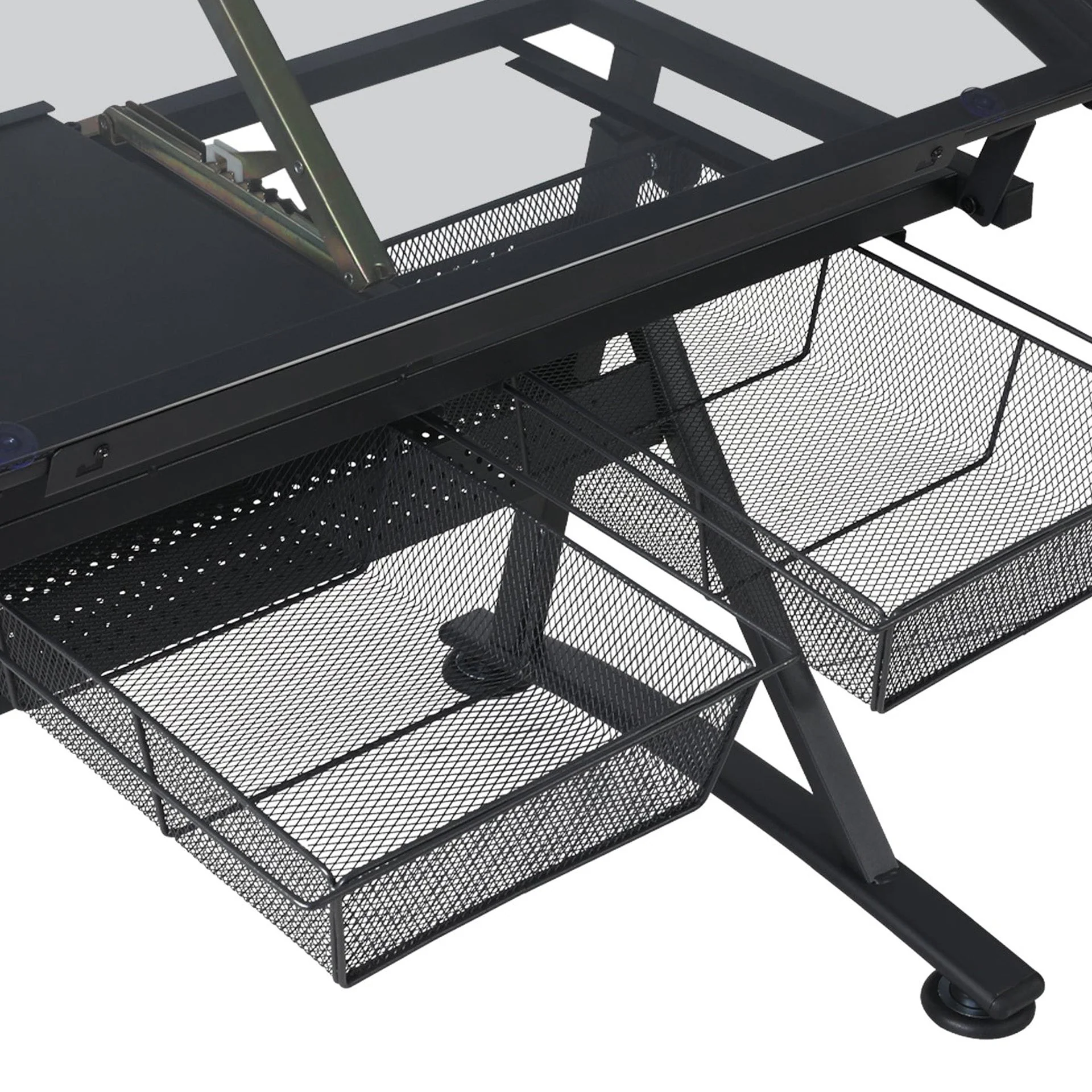 Oliver Height Adjustable Drafting Table - Black - Image 10