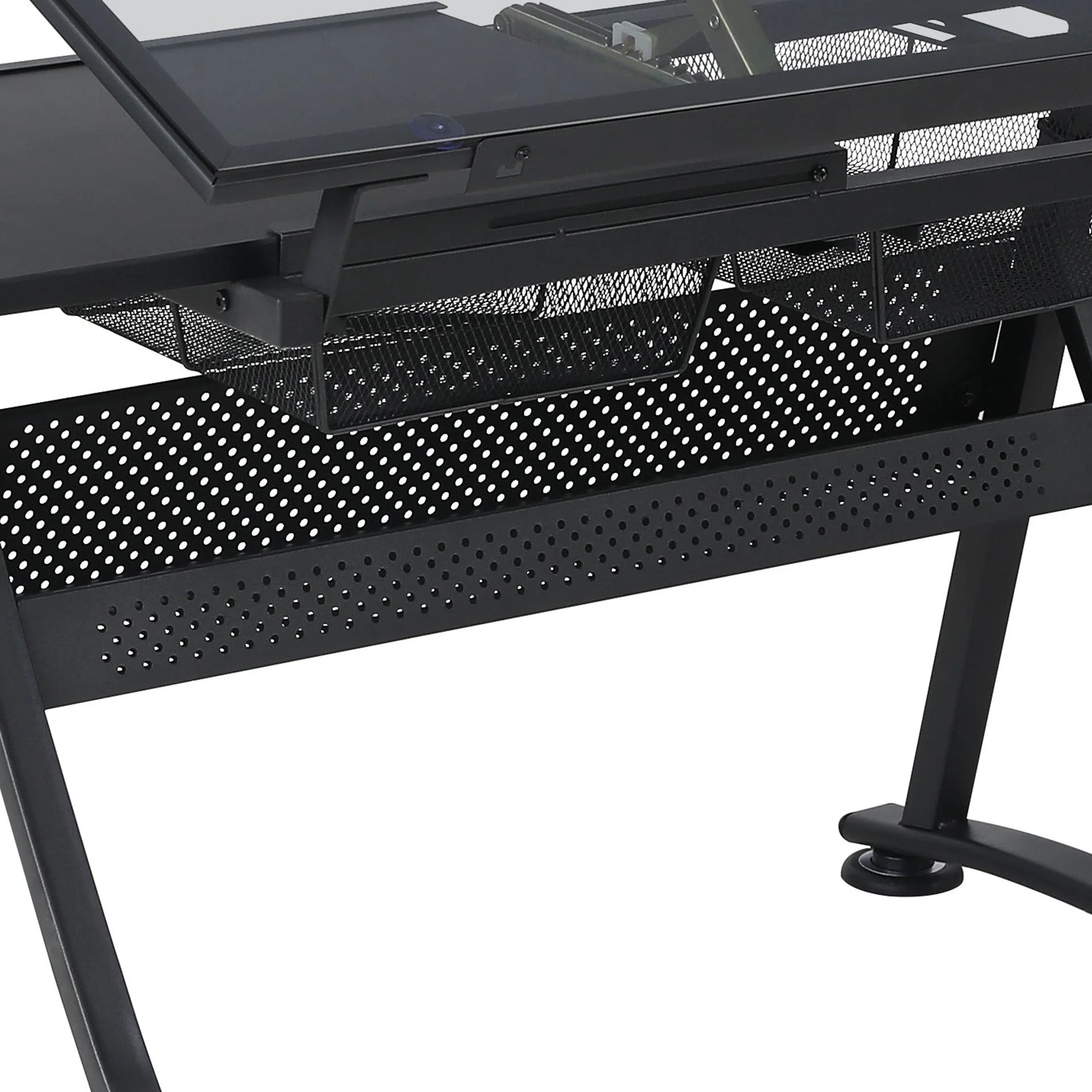 Oliver Height Adjustable Drafting Table - Black - Image 12