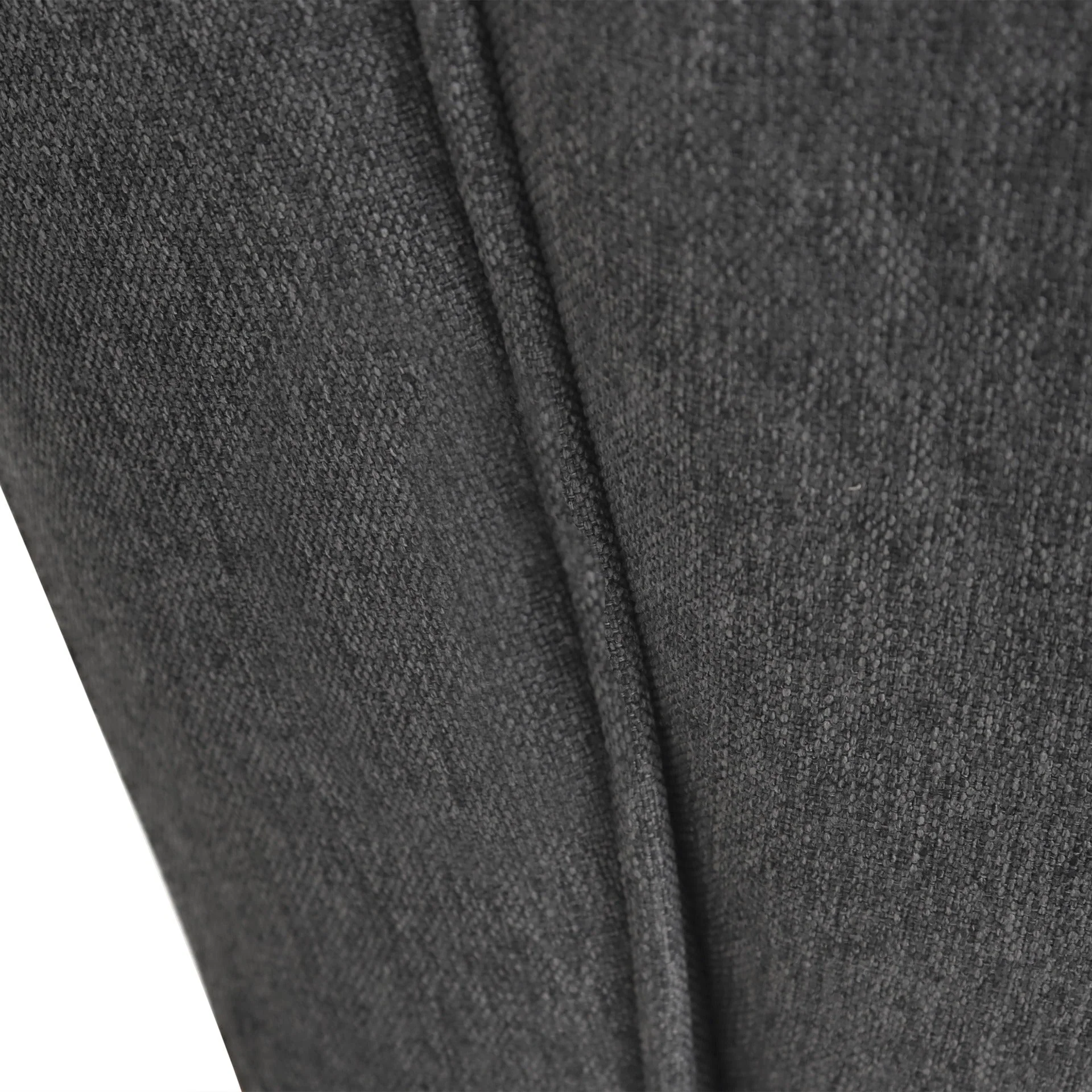 Olivia Linen Armchair with Ottoman - Grey - Image 12