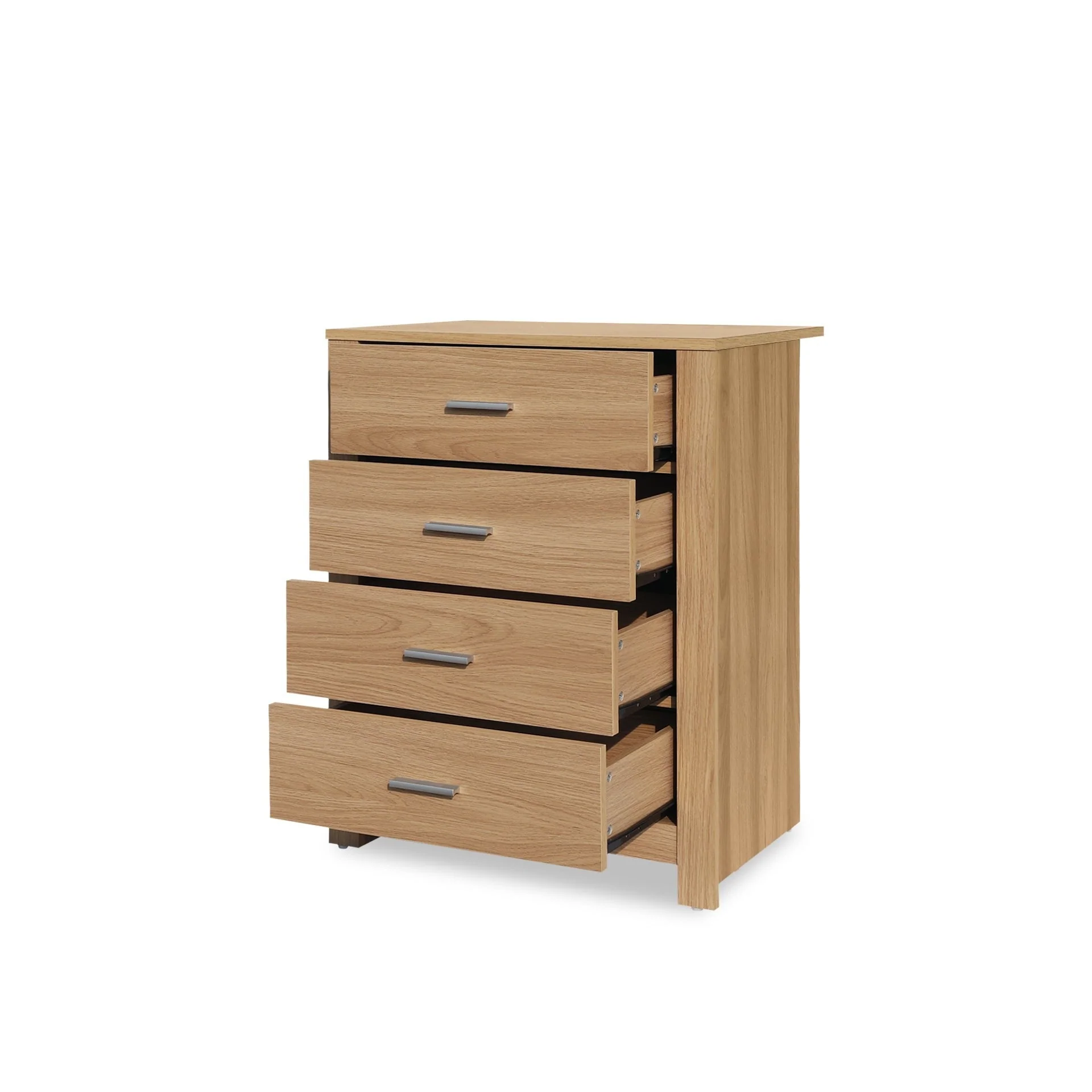 Olsen 4 Drawers Tallboy - Oak - Image 6