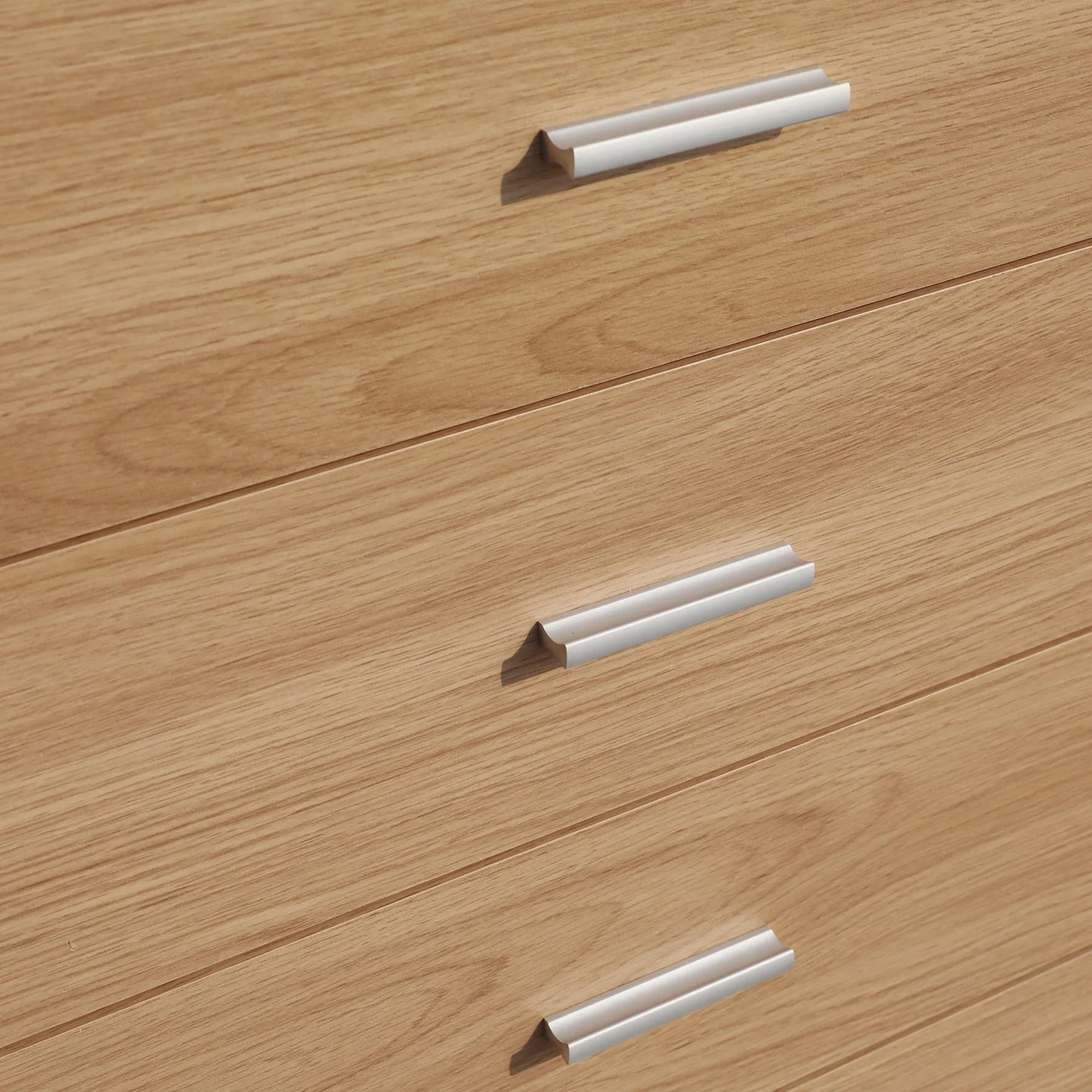 Olsen 4 Drawers Tallboy - Oak - Image 8