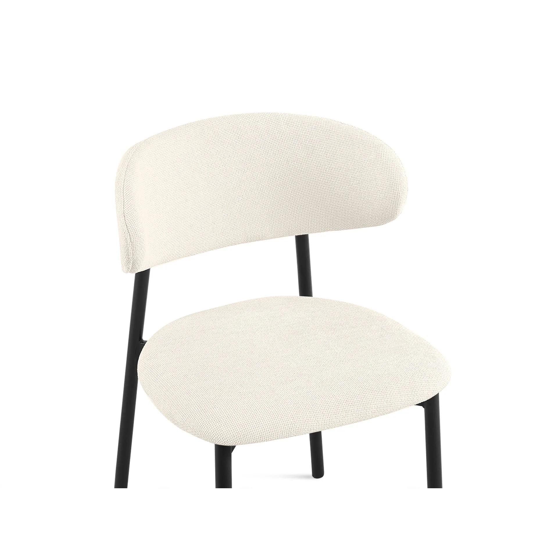 Onyx Fabric Dining Chair - Set of 4 - Beige - Image 8