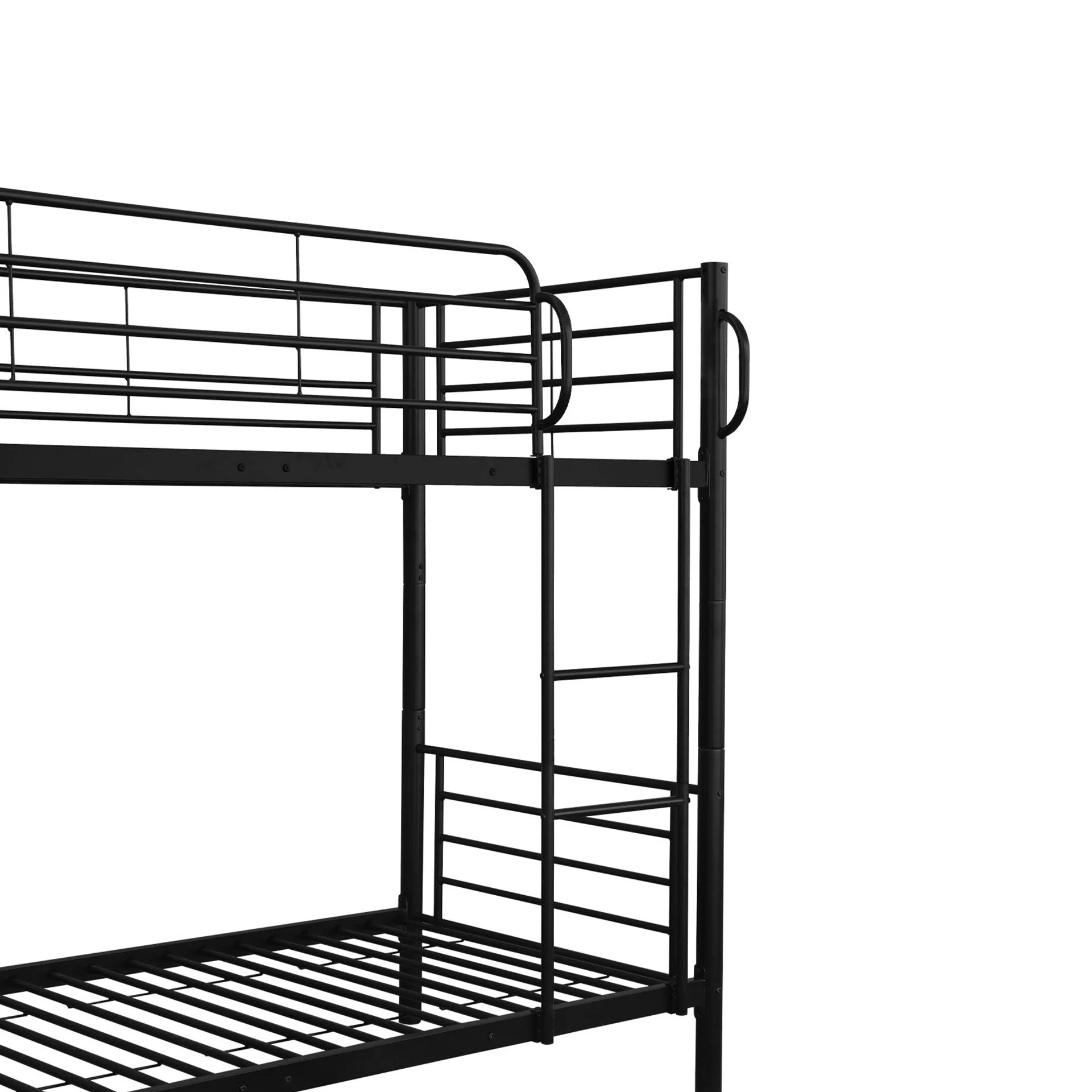 Owen Single Metal Bunk Bed Frame - Black - Image 9