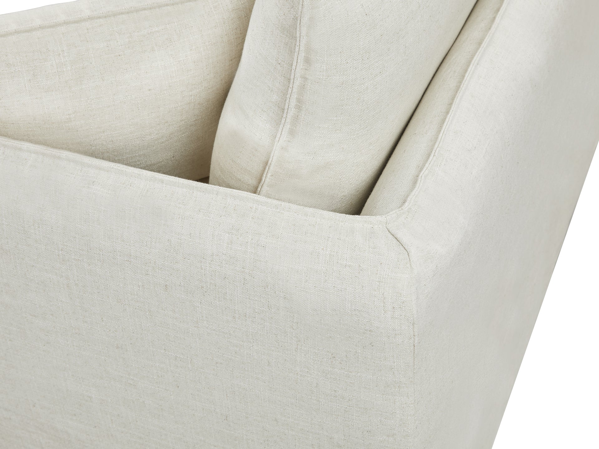 Palmer 3 Seater Sofa - Beige - Image 7