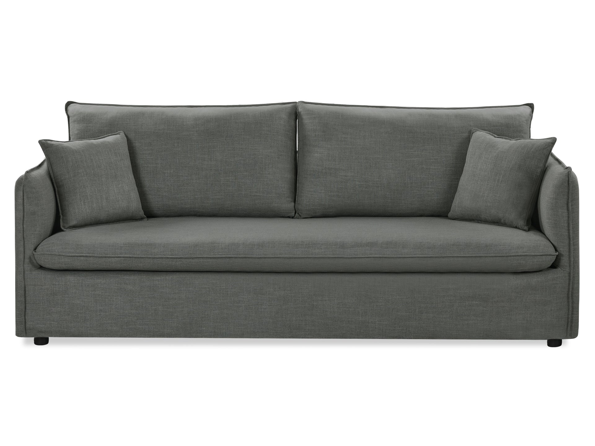 Palmer 3 Seater Sofa - Dark Grey - Image 3