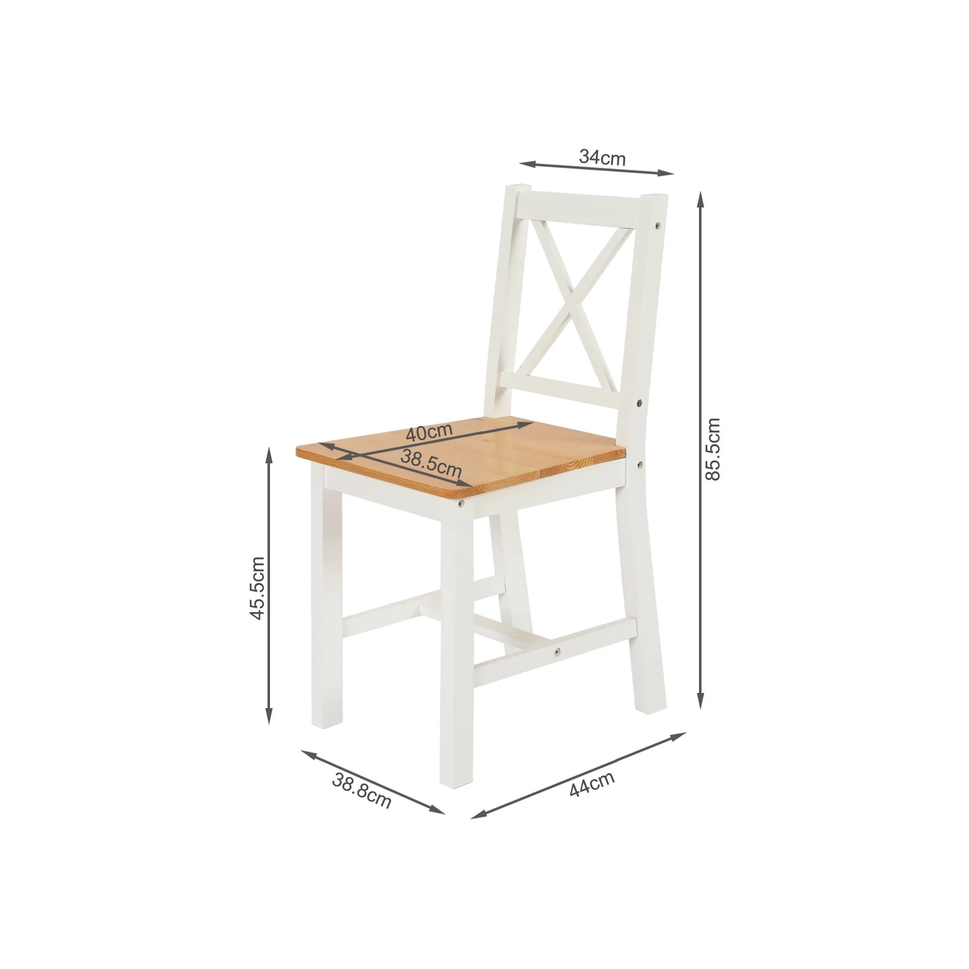 Palomo 5 Piece Dining Set - White - Image 14