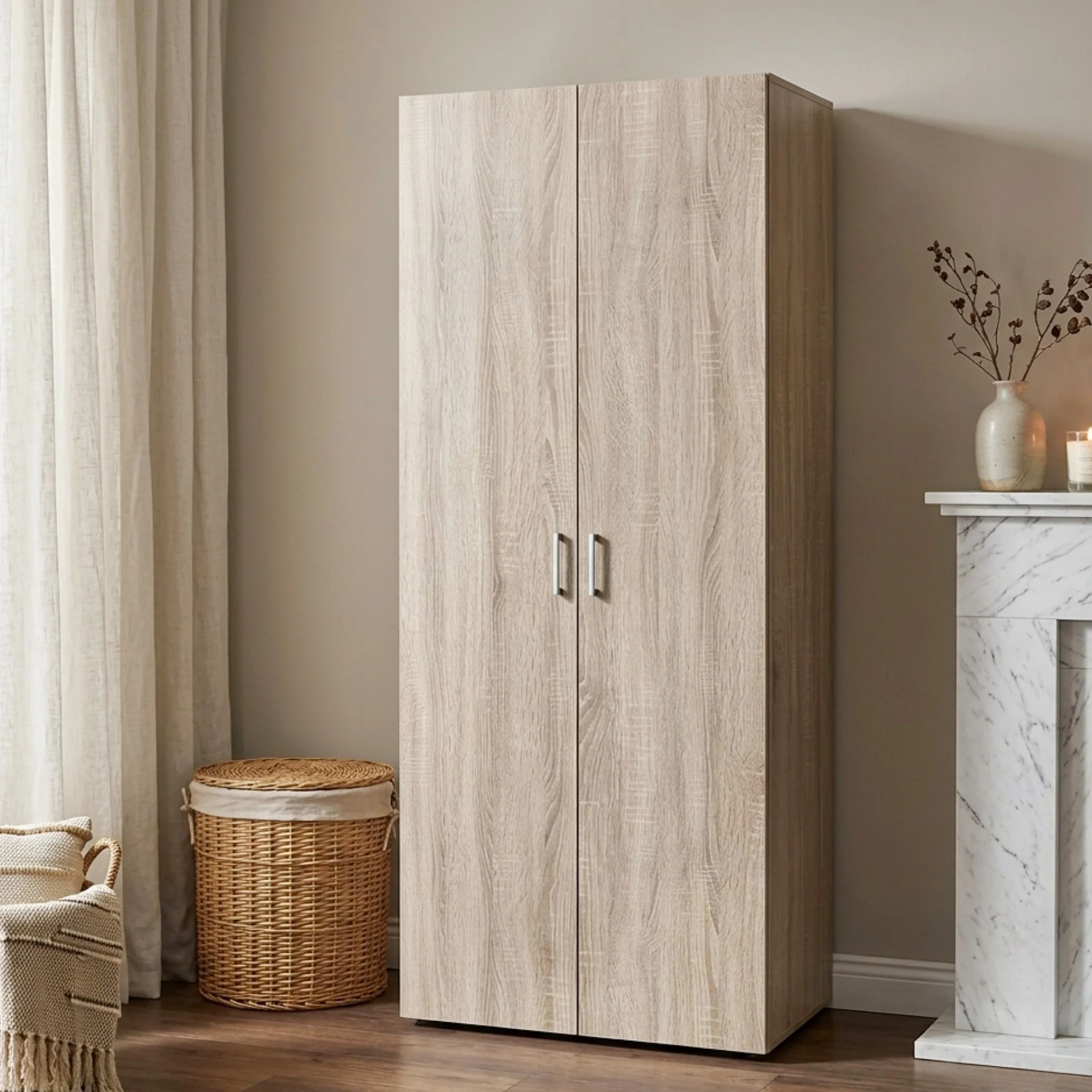 Pansy Storage Cabinet - Sonama Oak - Image 4