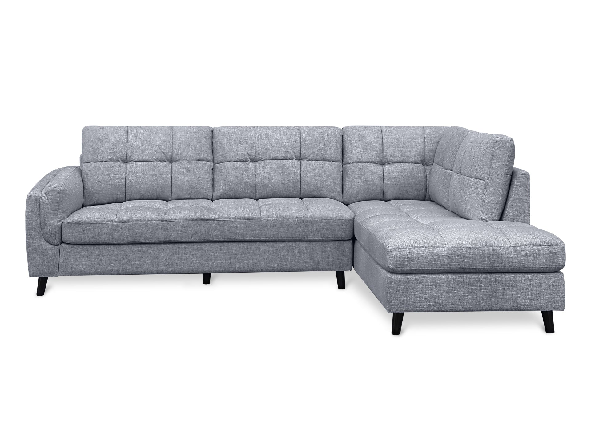 Parkham Corner Sofa - Light Grey - Image 3
