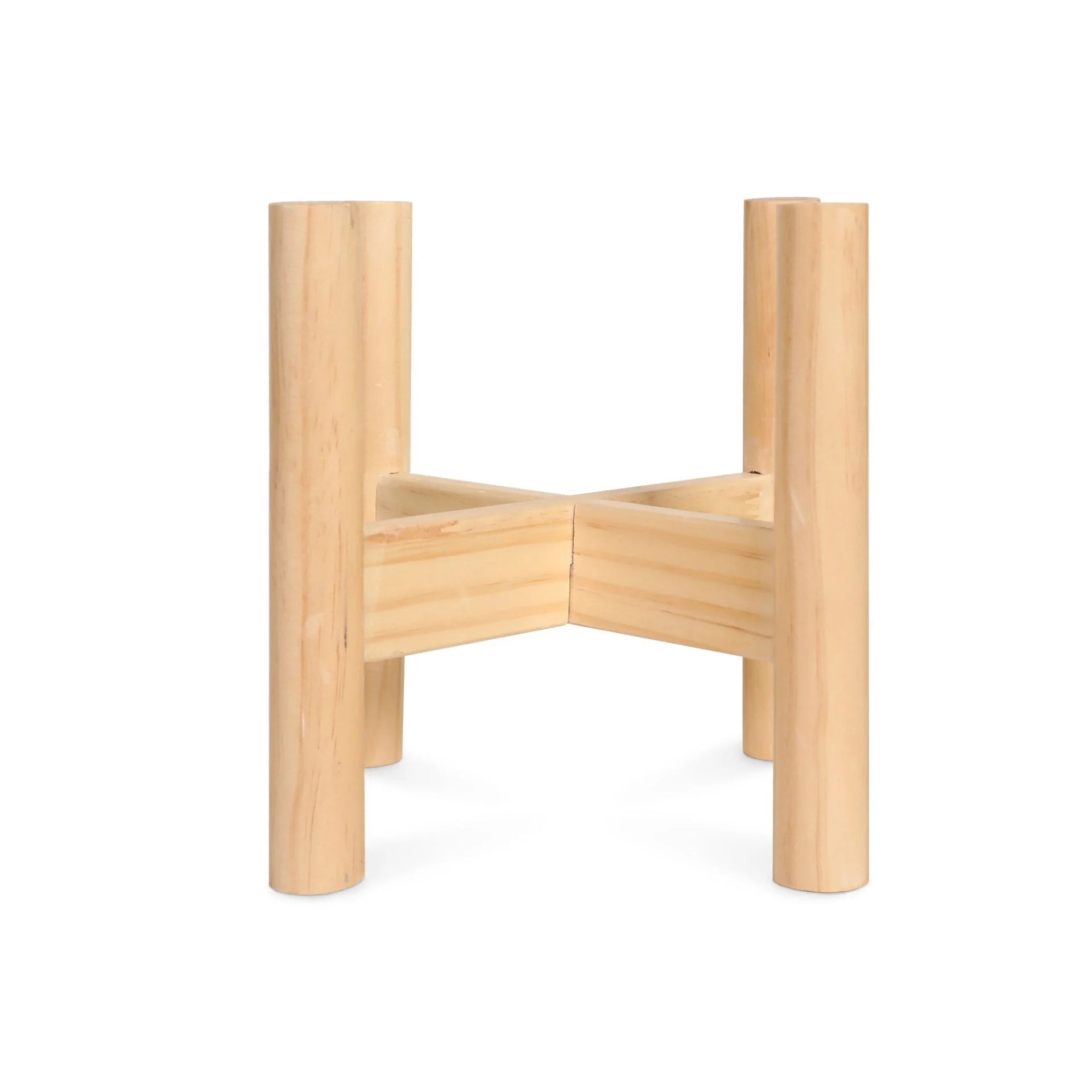 Parrot Wooden Plant Stand - Oak - Image 3