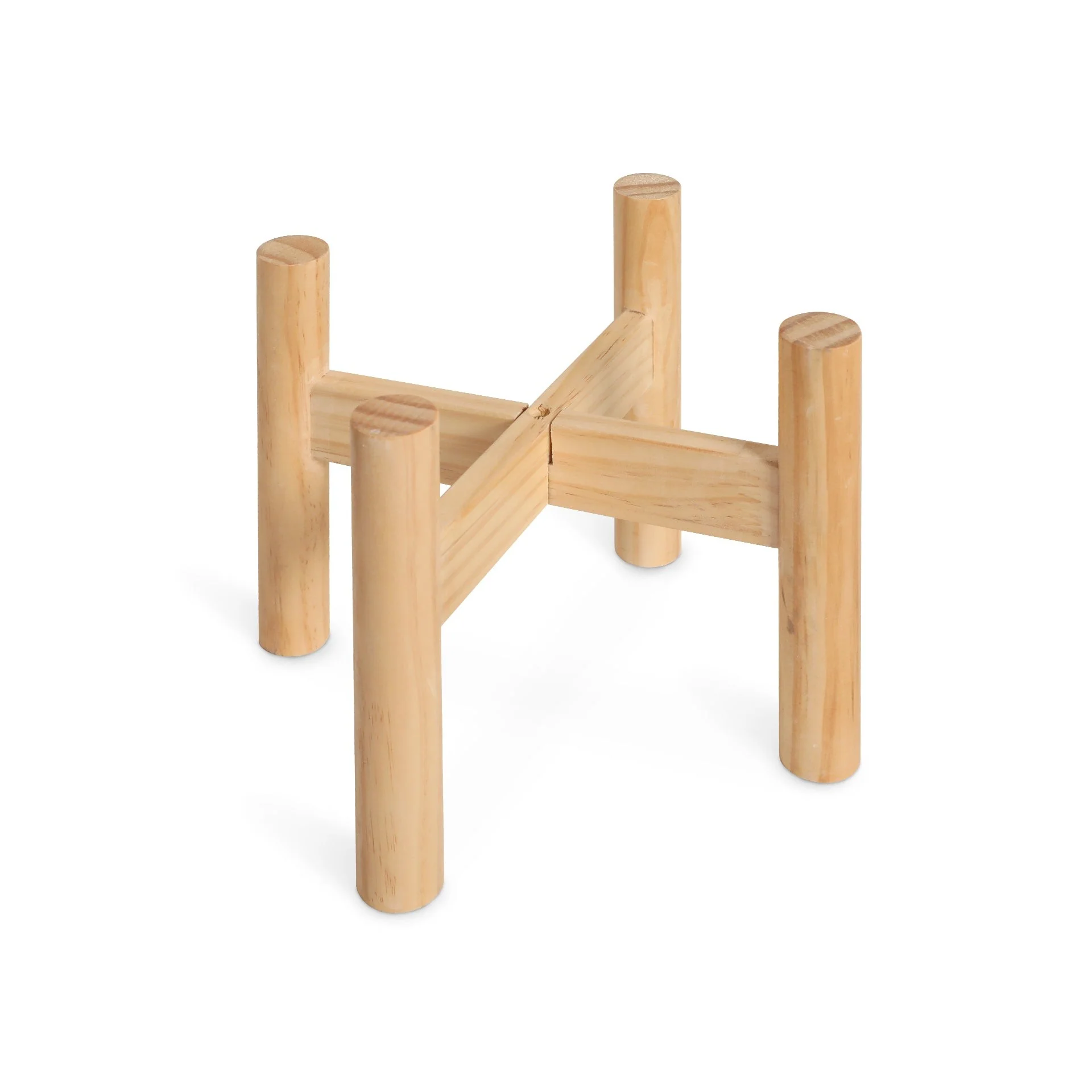 Parrot Wooden Plant Stand - Oak - Image 5