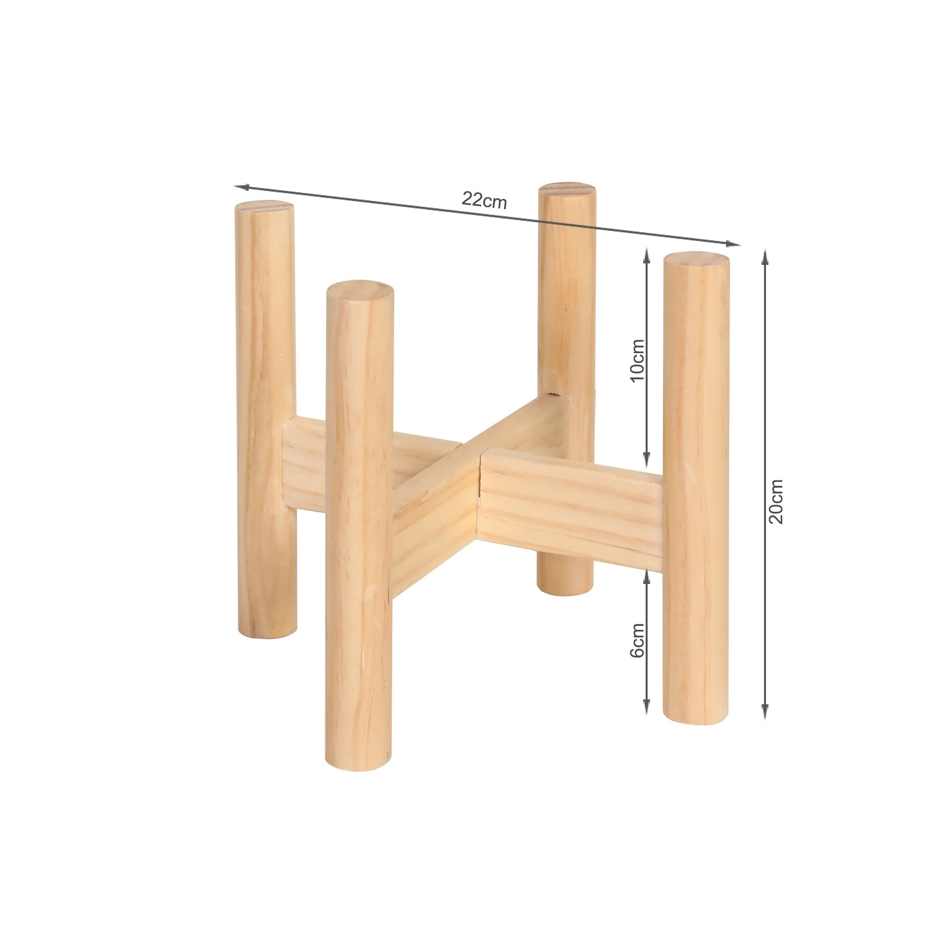 Parrot Wooden Plant Stand - Oak - Image 6
