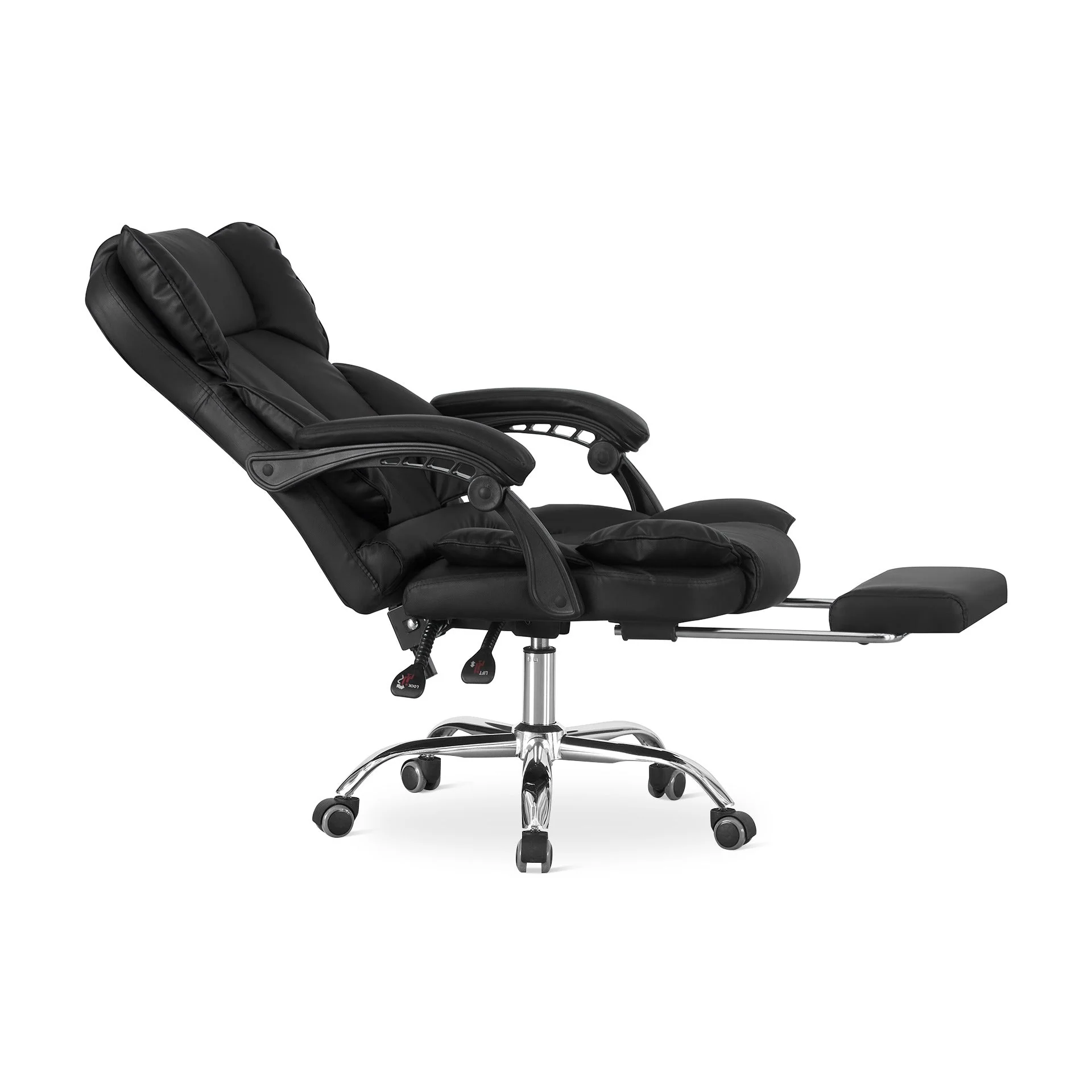 Paxton Office Chair with Footrest - Black - Image 9