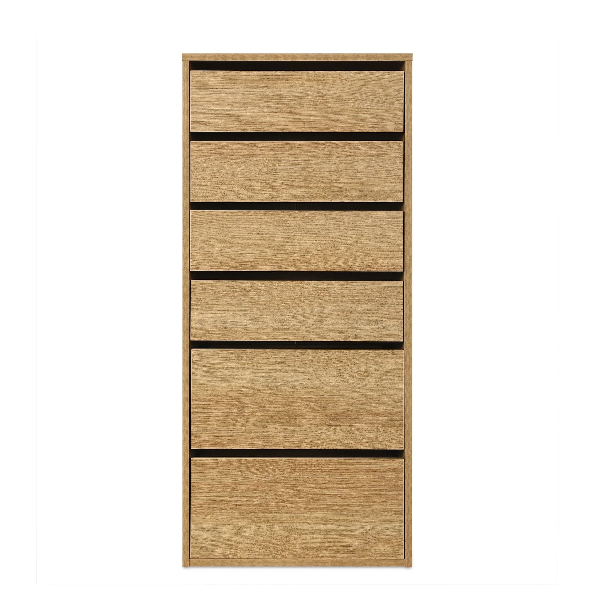 Payette 6 Drawer Wardrobe - Oak - Image 8
