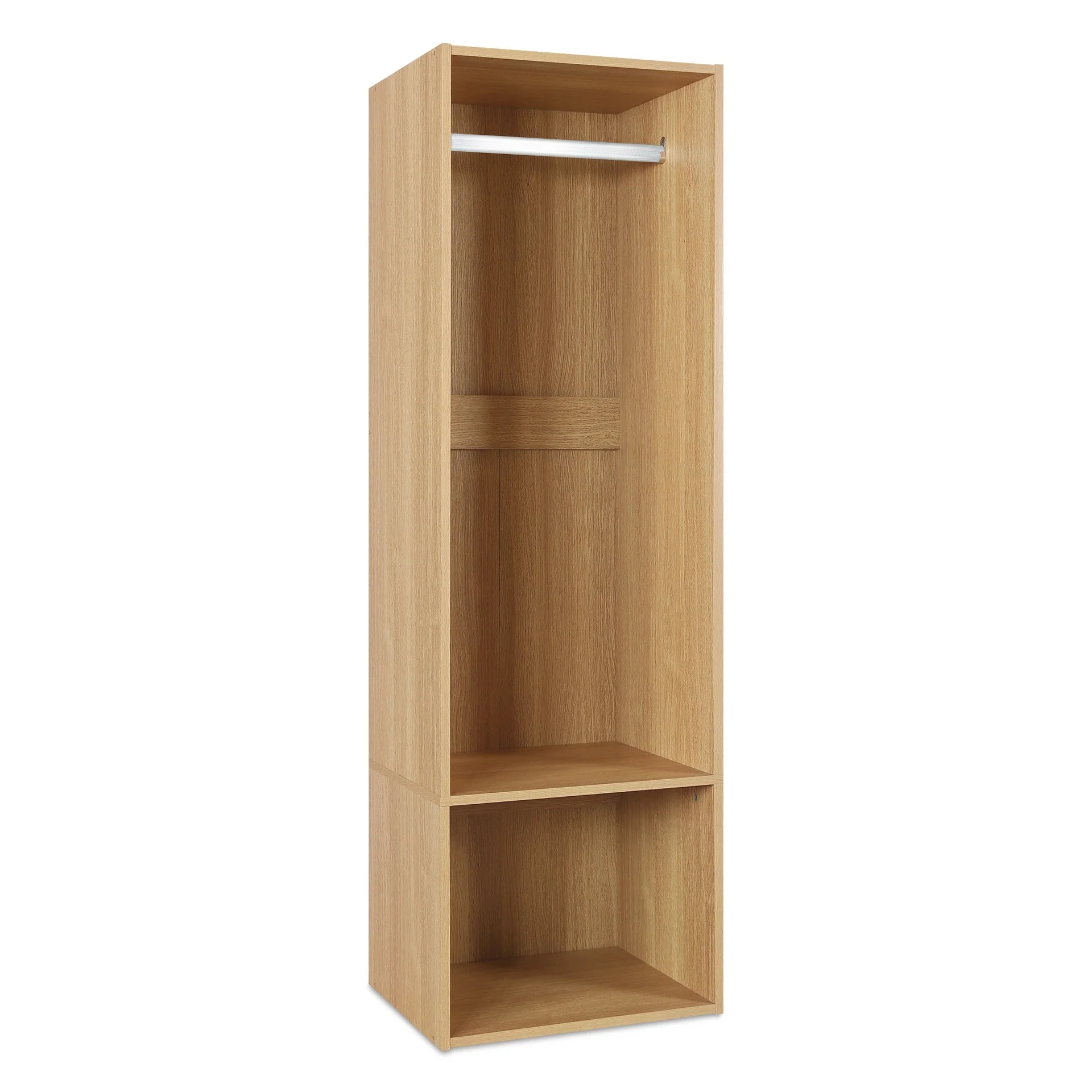 Payette Open Wardrobe - Oak - Image 5