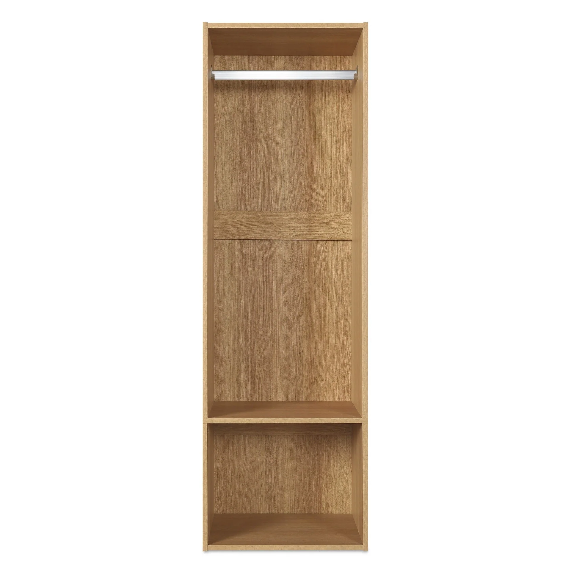 Payette Open Wardrobe - Oak - Image 6