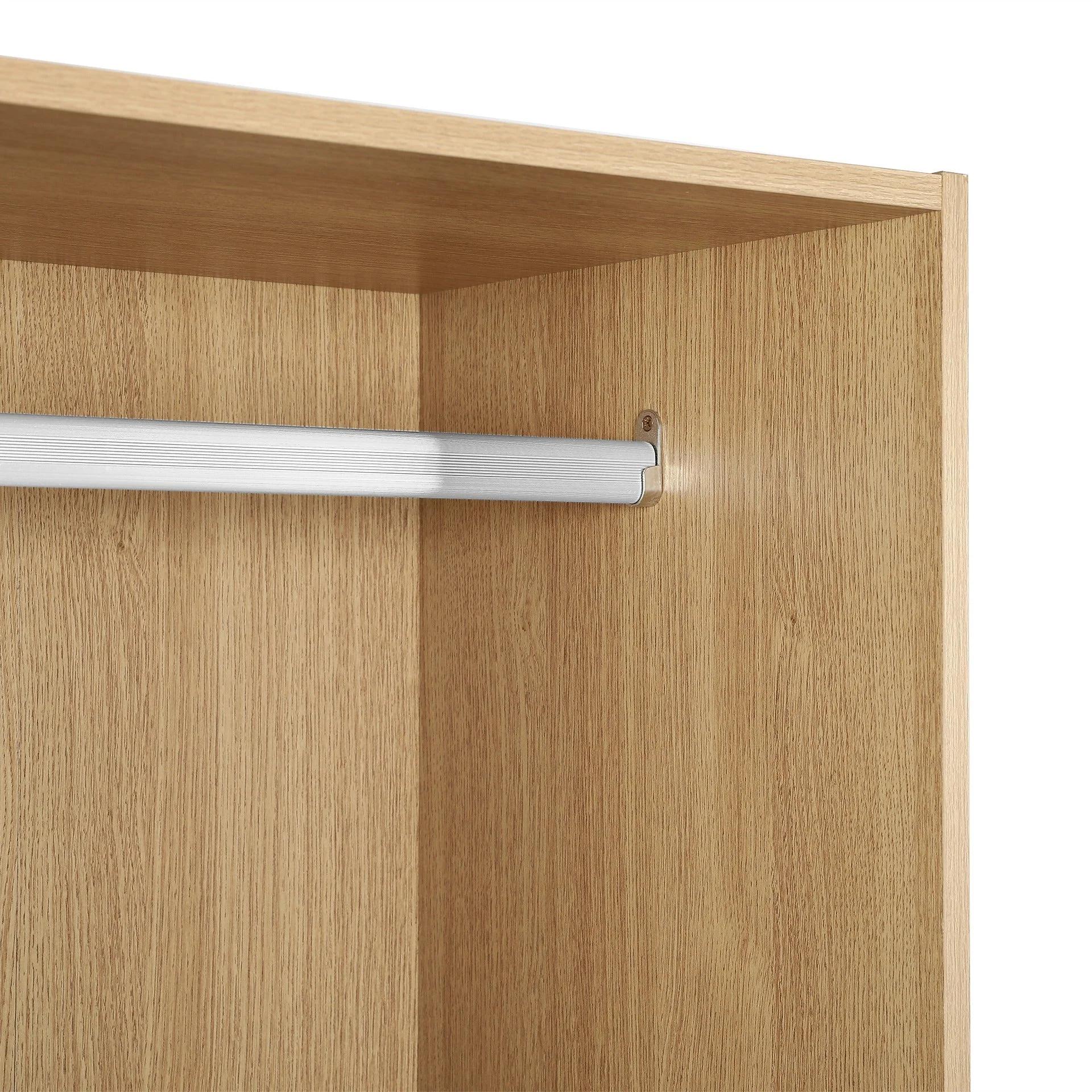 Payette Open Wardrobe - Oak - Image 7