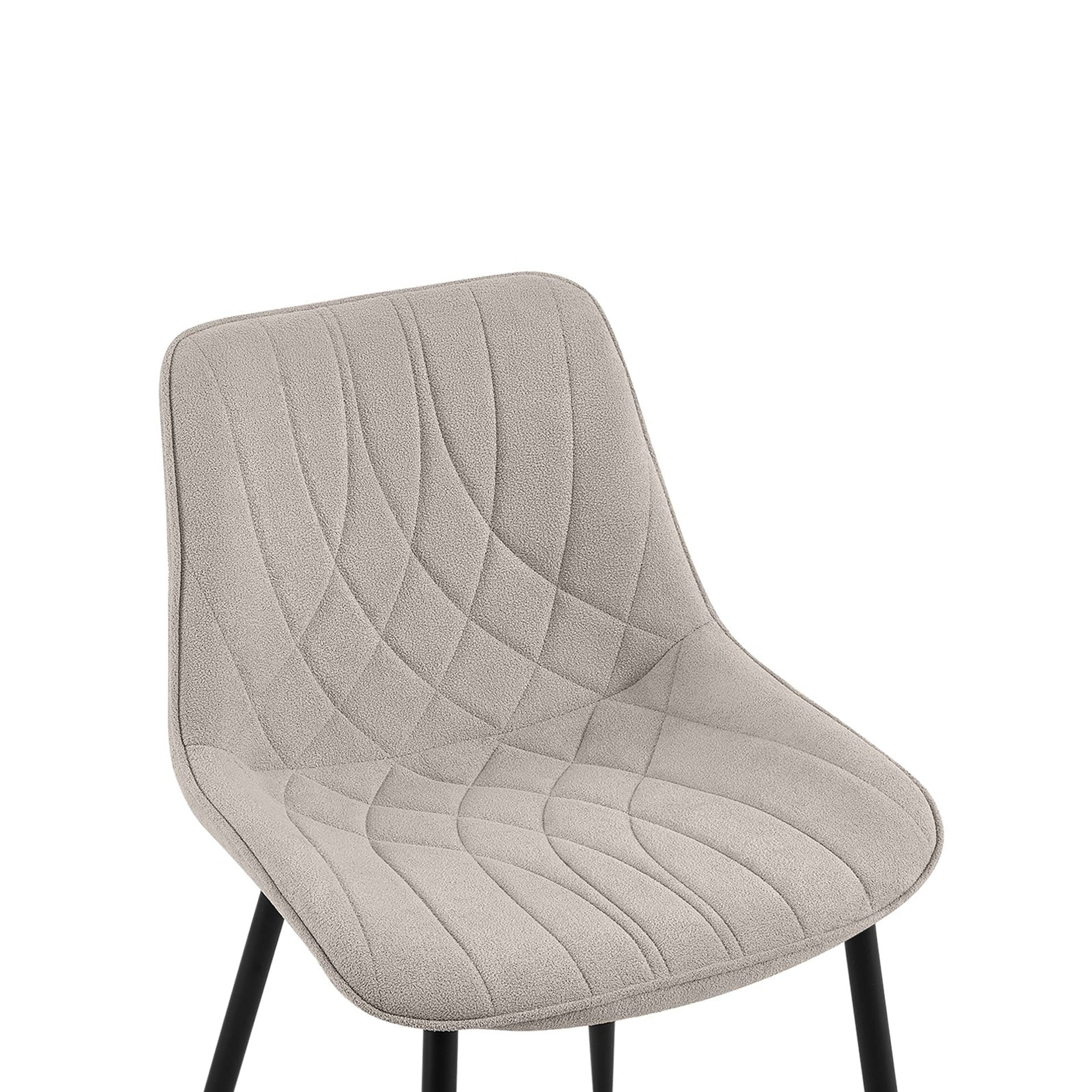 Payton Fabric Dining Chair - Set of 4 - Light Grey - Image 11