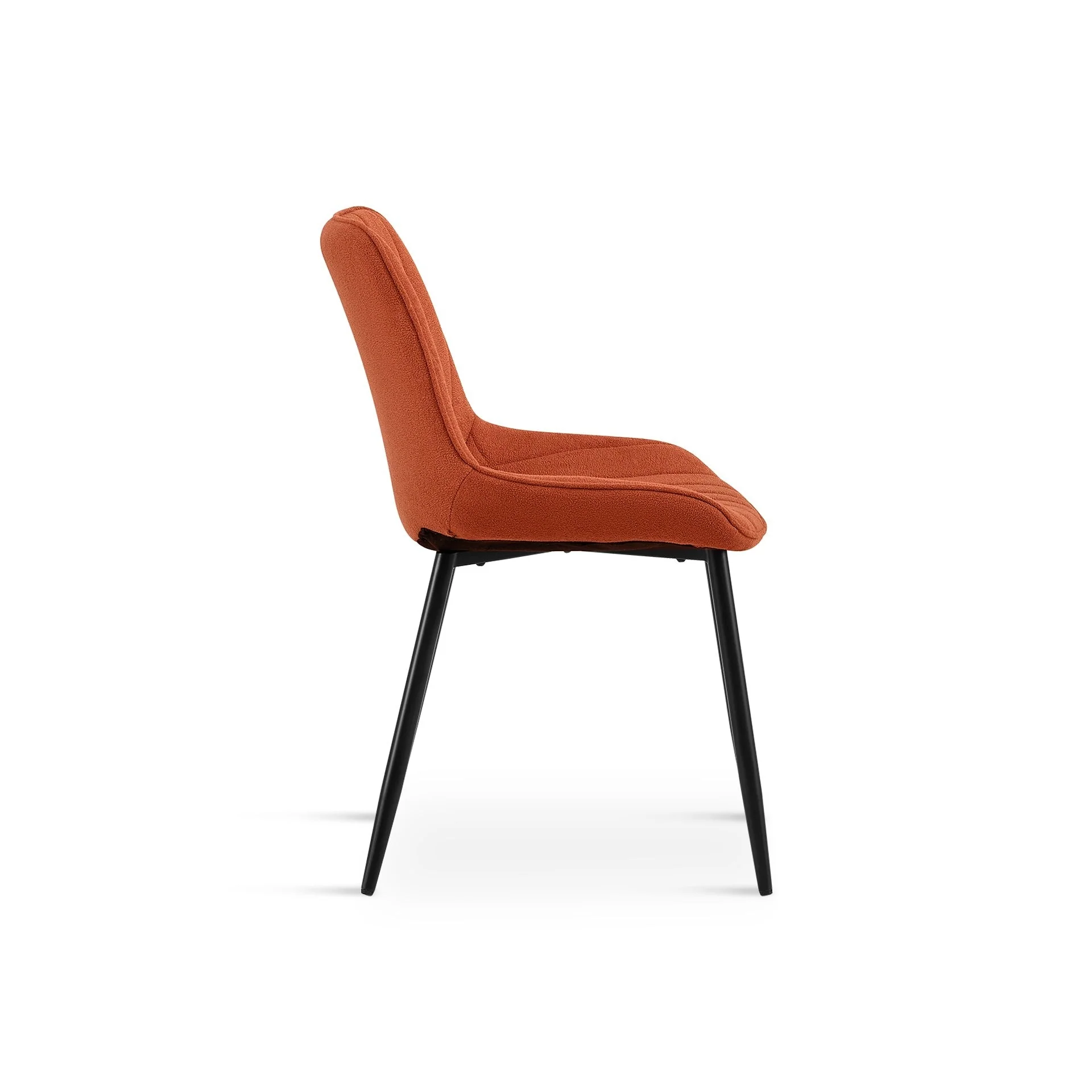 Payton Fabric Dining Chair - Set of 4 - Orange - Image 7