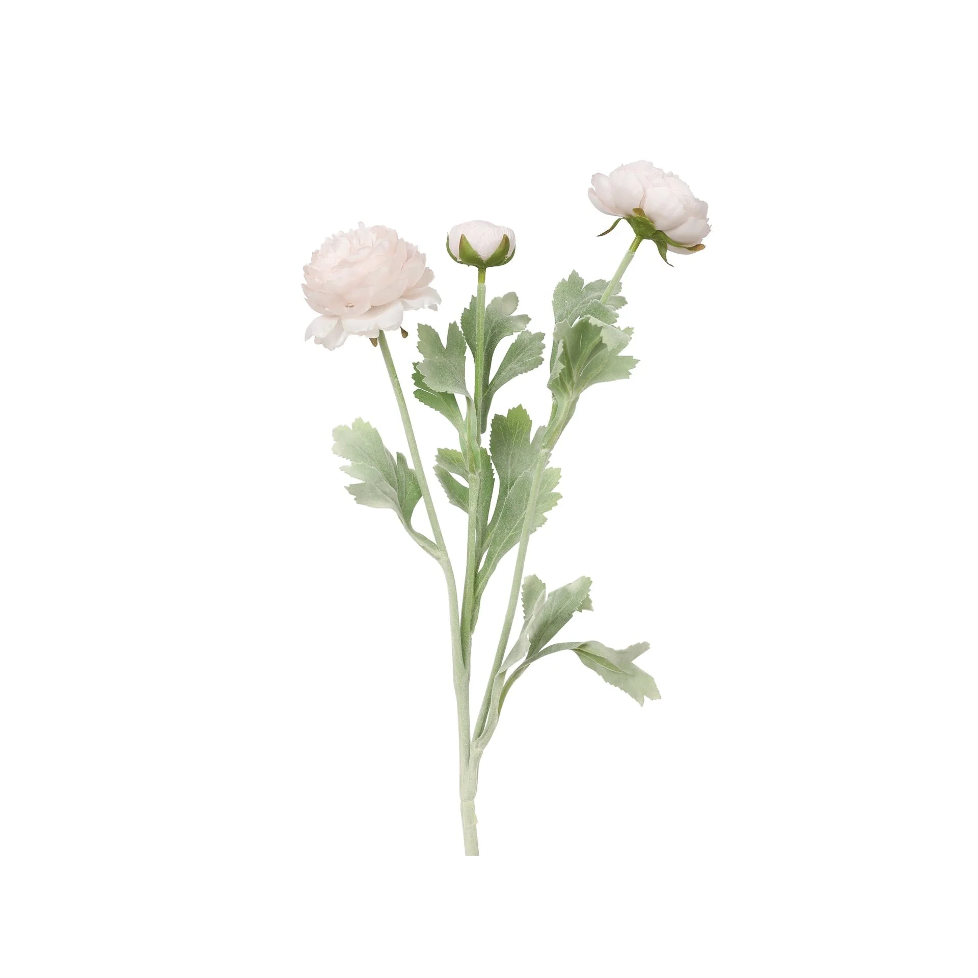 Peony Spray Light Pink  52cm