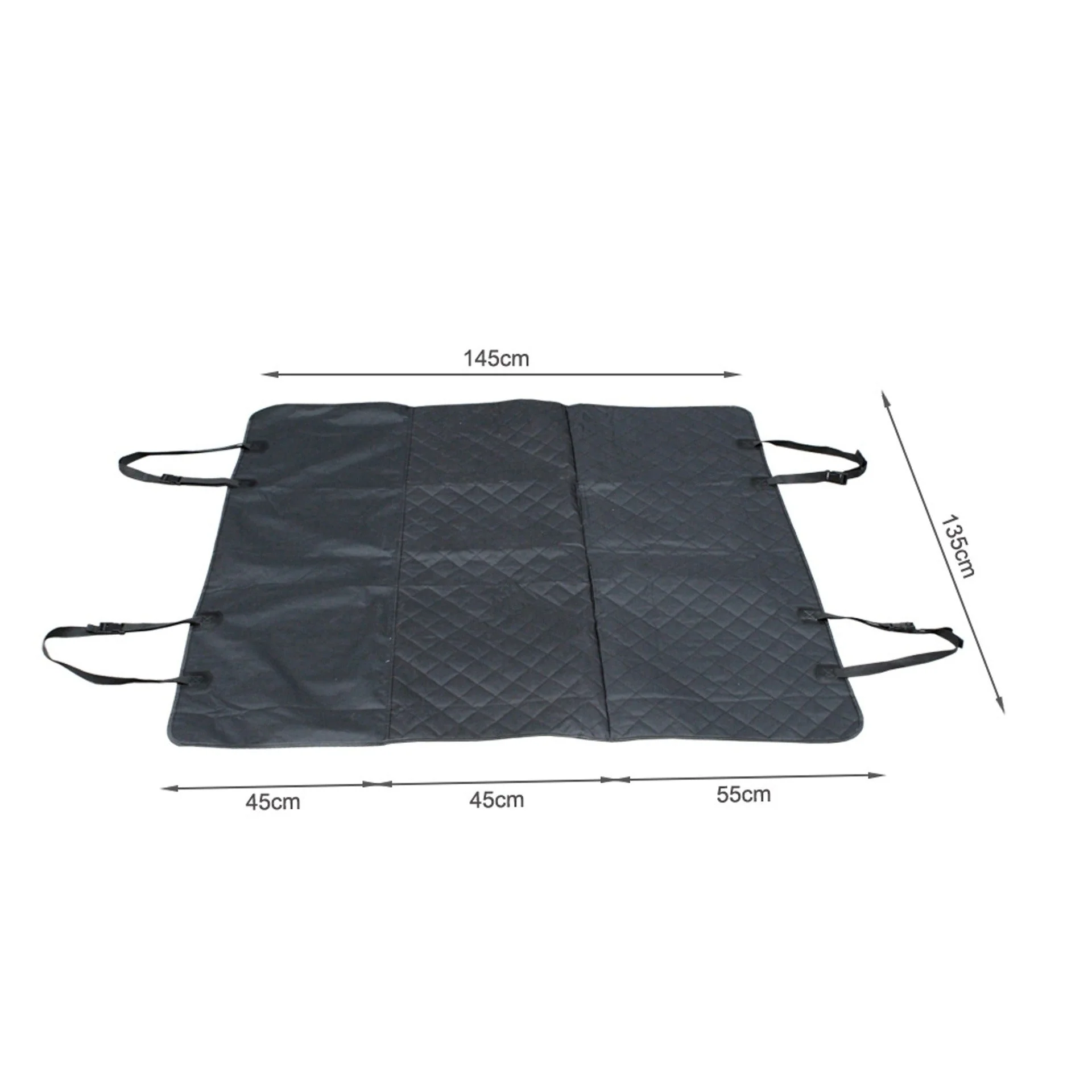 Pet Dog Back Seat Cover Hammock - Black - Image 8