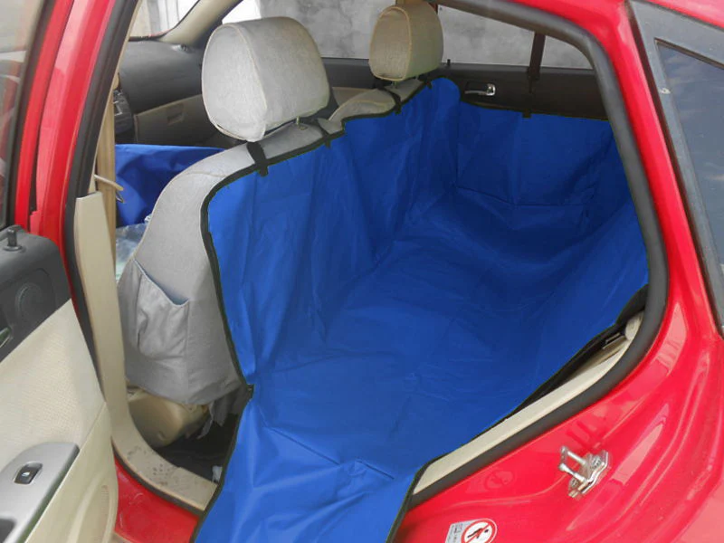 Pet Seat Cover Waterproof Hammock Panel - BLUE