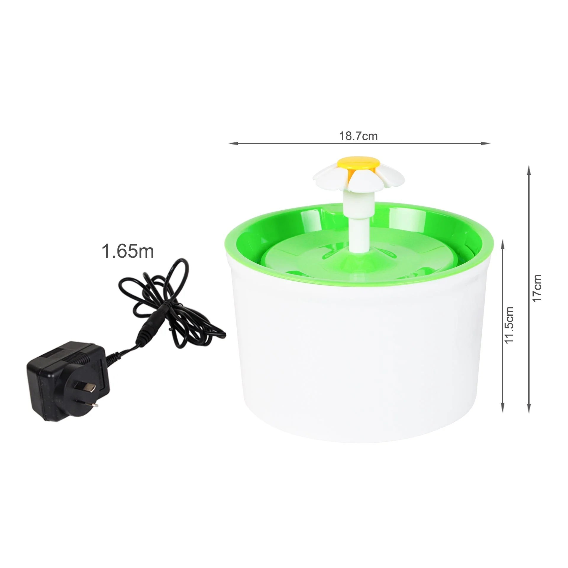 Pet Water Fountain Drinking Fountain Feeder - Green - Image 8