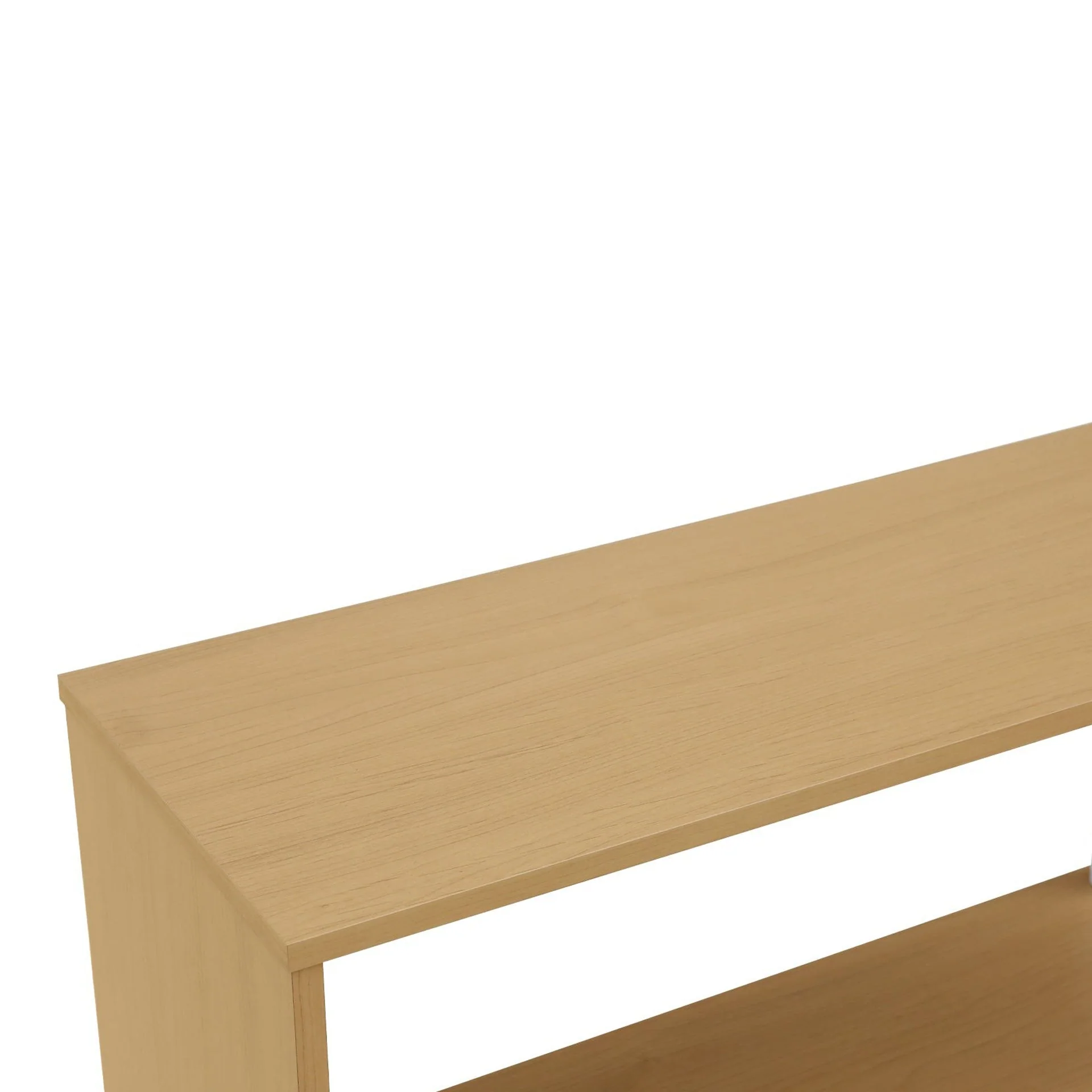 Petone 3 Tier Flexi Storage Rack - Maple + White - Image 8