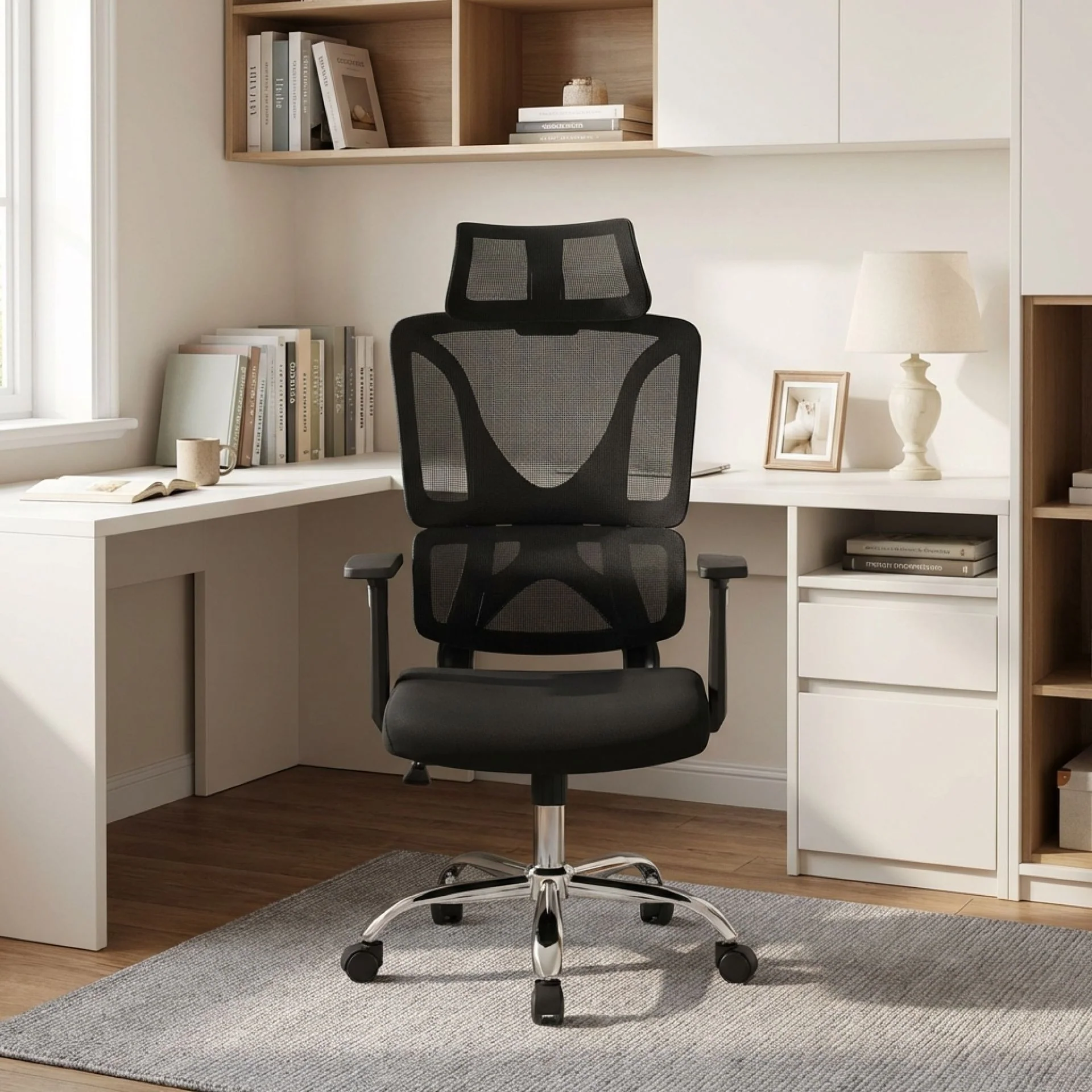 Phillip Office Chair - Black - Image 4