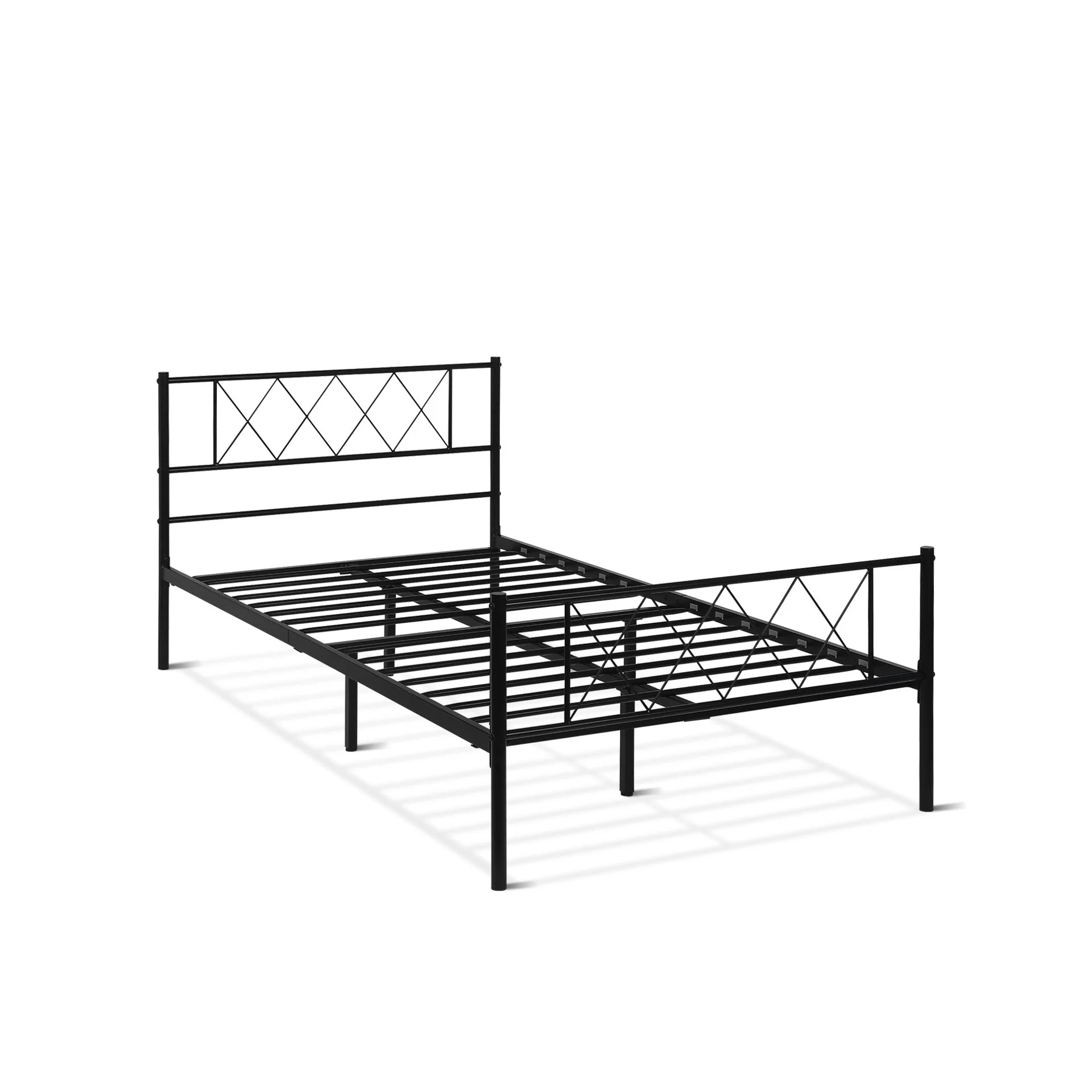 Picton King Single Metal Bed Frame - Black - Image 8