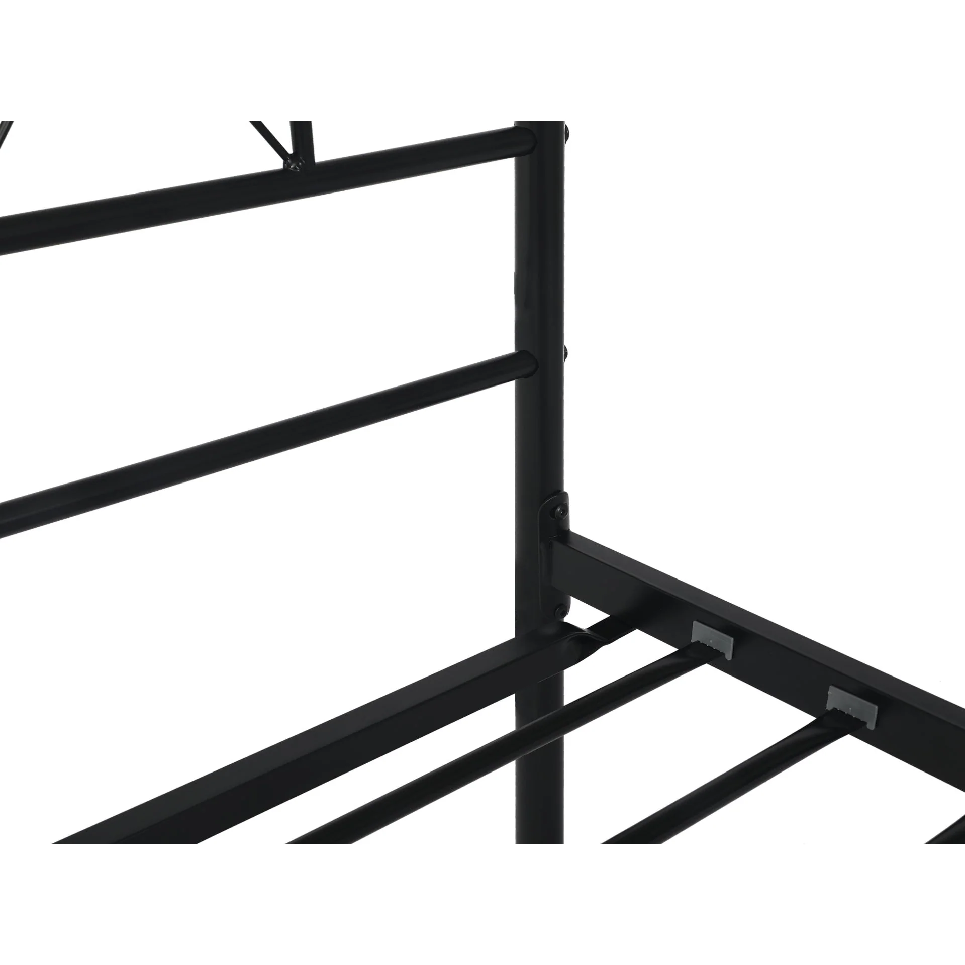 Picton Queen Metal Bed Frame - Black - Image 10