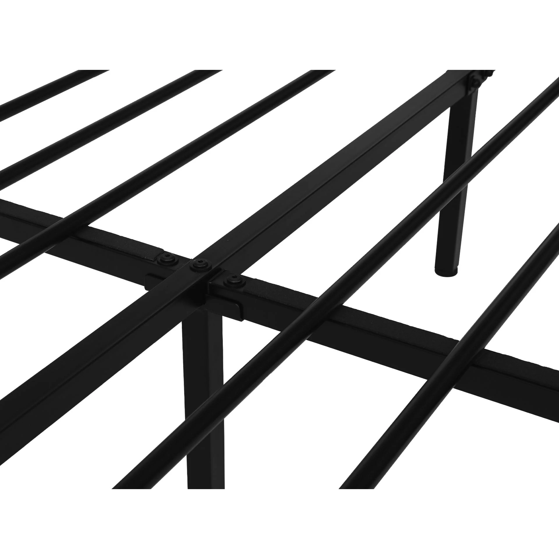 Picton Queen Metal Bed Frame - Black - Image 11
