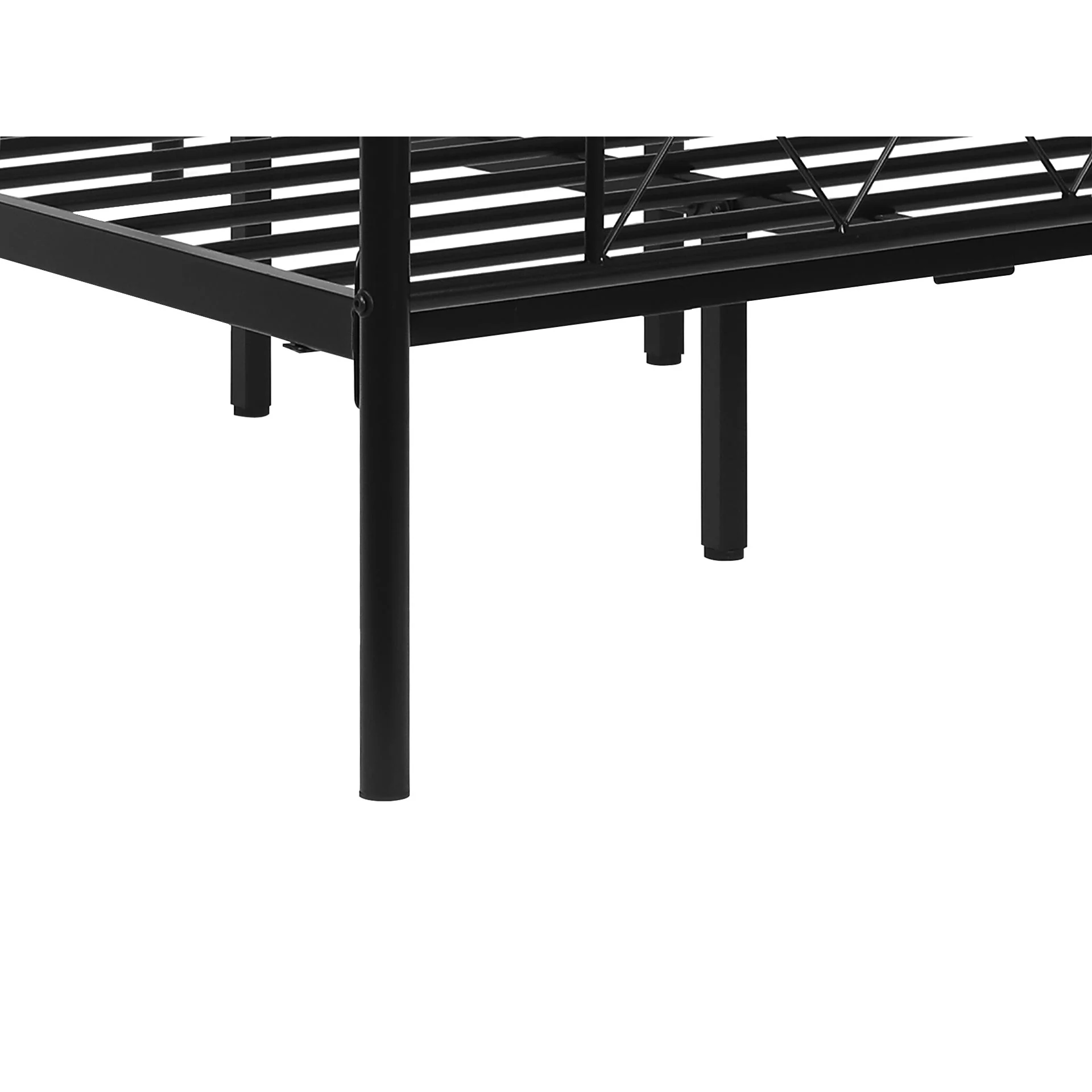 Picton Queen Metal Bed Frame - Black - Image 12
